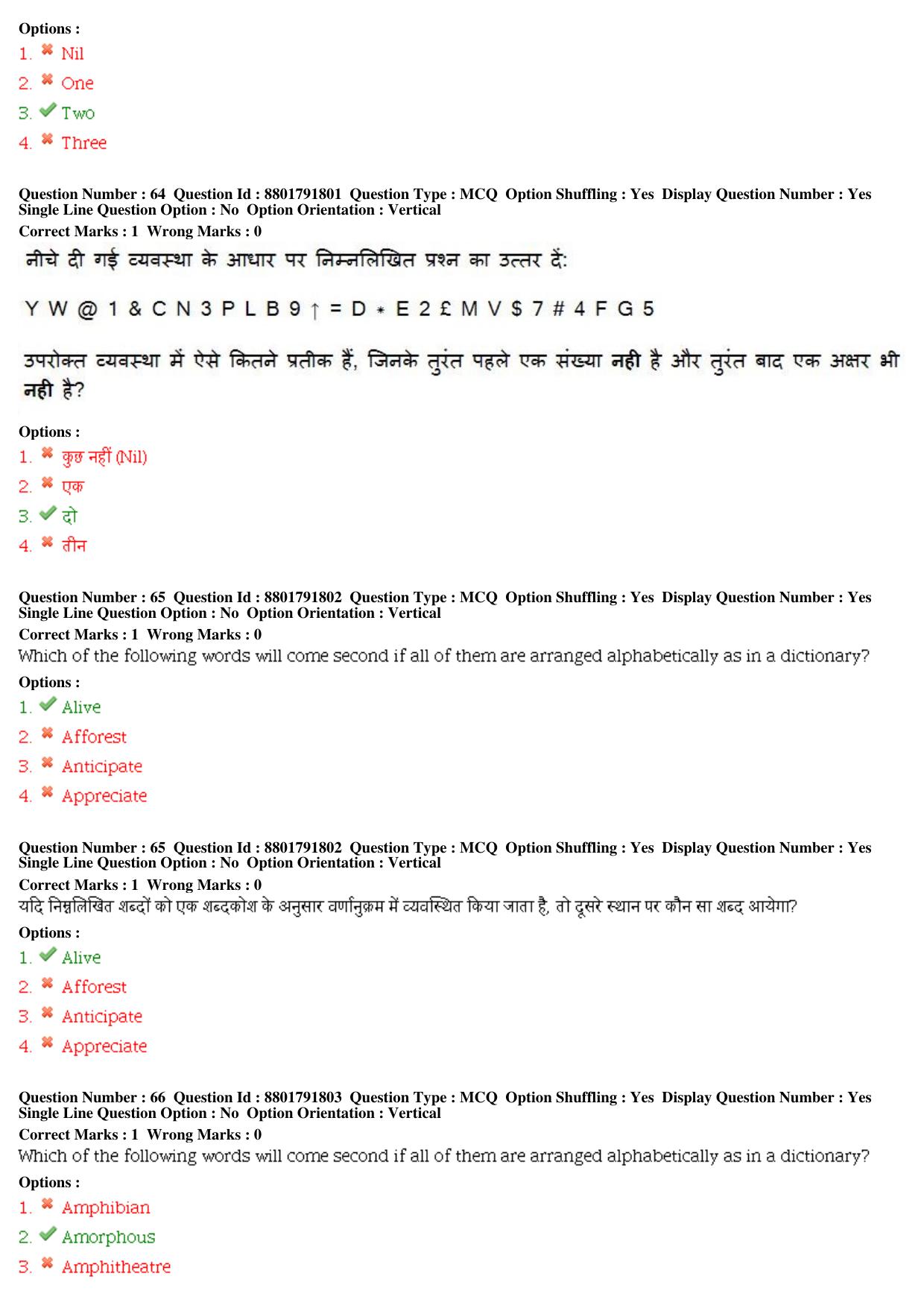 MP CPCT 06th Oct 2019 CPCT Question Paper Shift 1 - Page 31
