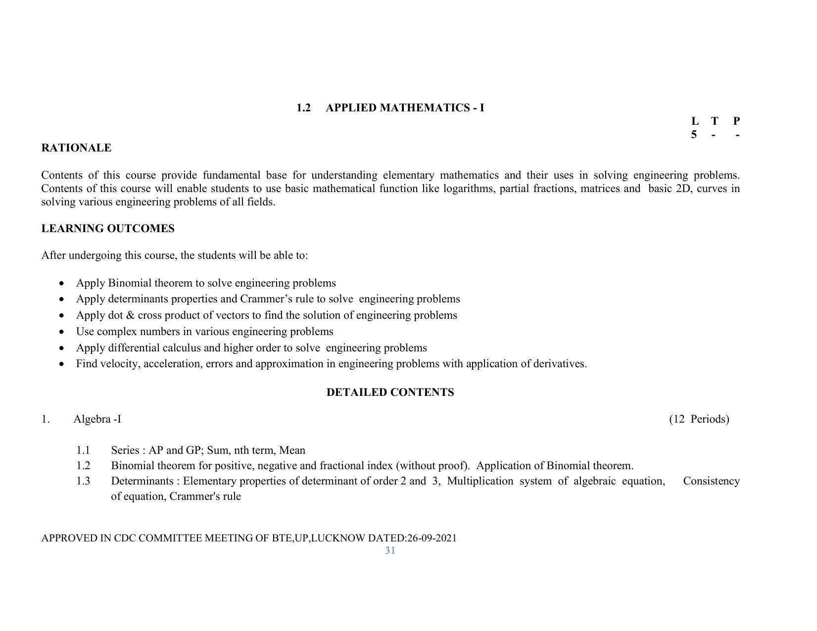 SYLLABUS FOR SEMESTER SYSTEM EFFECTIVE FROM (2021-2022) - RENEWABLE ENERGY - Page 31