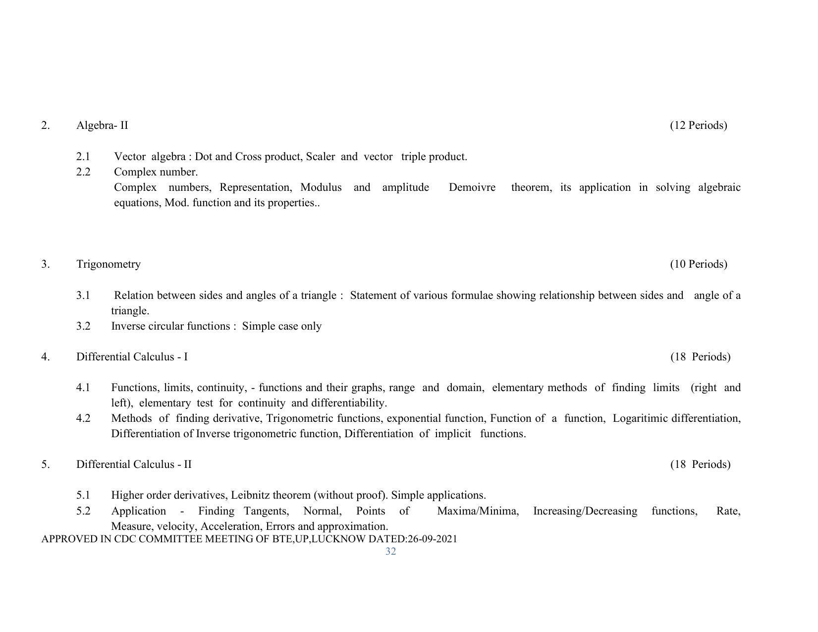 SYLLABUS FOR SEMESTER SYSTEM EFFECTIVE FROM (2021-2022) - RENEWABLE ENERGY - Page 32