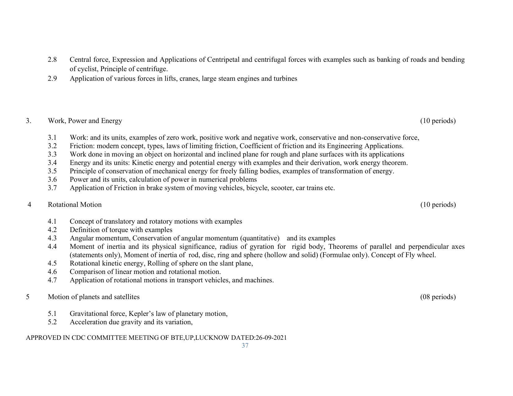 SYLLABUS FOR SEMESTER SYSTEM EFFECTIVE FROM (2021-2022) - RENEWABLE ENERGY - Page 37