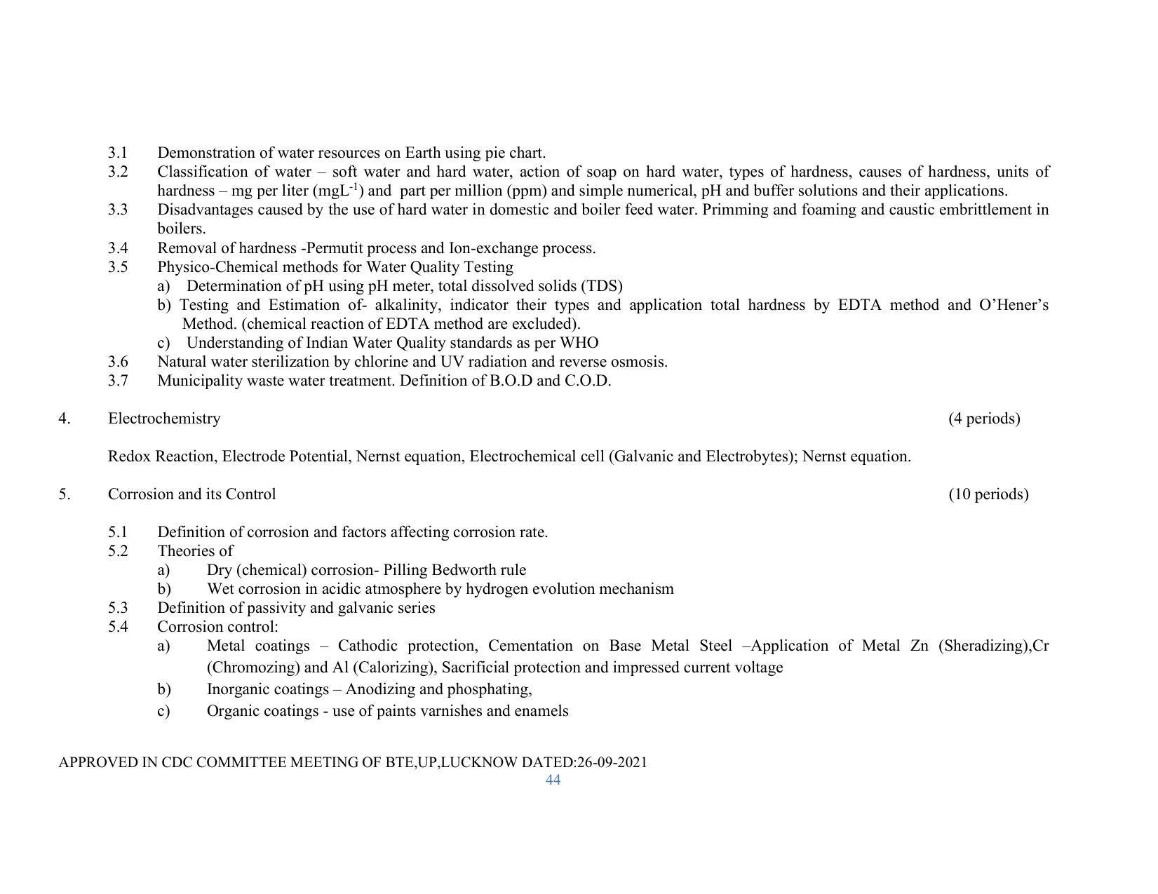 SYLLABUS FOR SEMESTER SYSTEM EFFECTIVE FROM (2021-2022) - RENEWABLE ENERGY - Page 44
