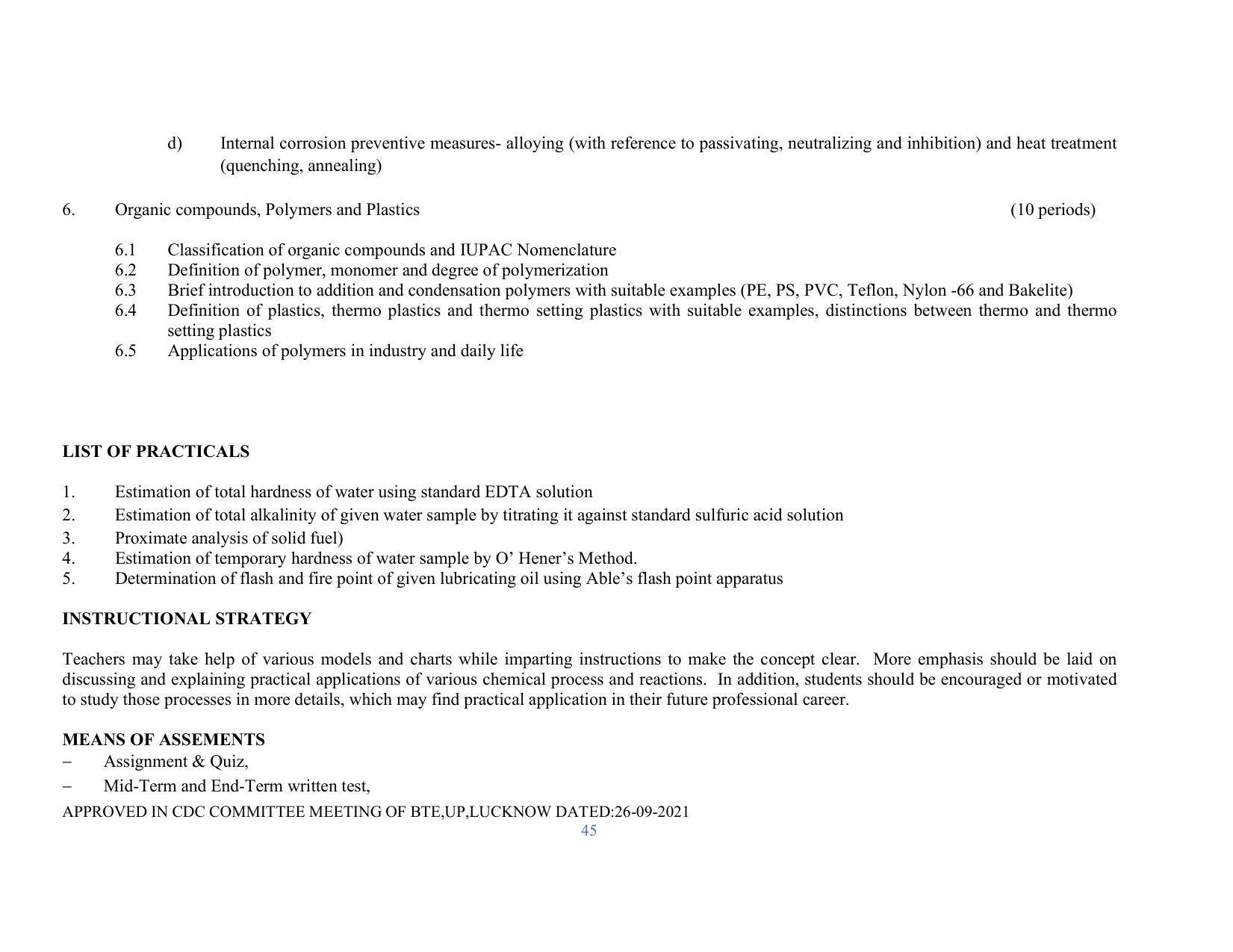 SYLLABUS FOR SEMESTER SYSTEM EFFECTIVE FROM (2021-2022) - RENEWABLE ENERGY - Page 45