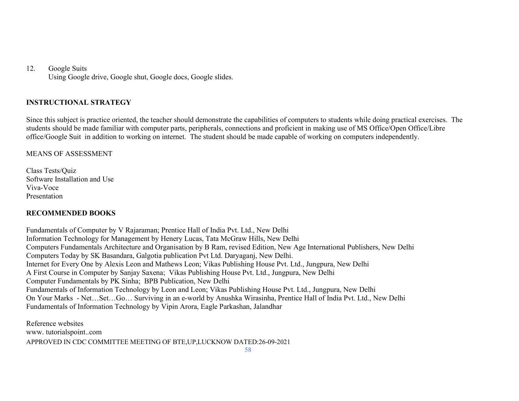 SYLLABUS FOR SEMESTER SYSTEM EFFECTIVE FROM (2021-2022) - RENEWABLE ENERGY - Page 58