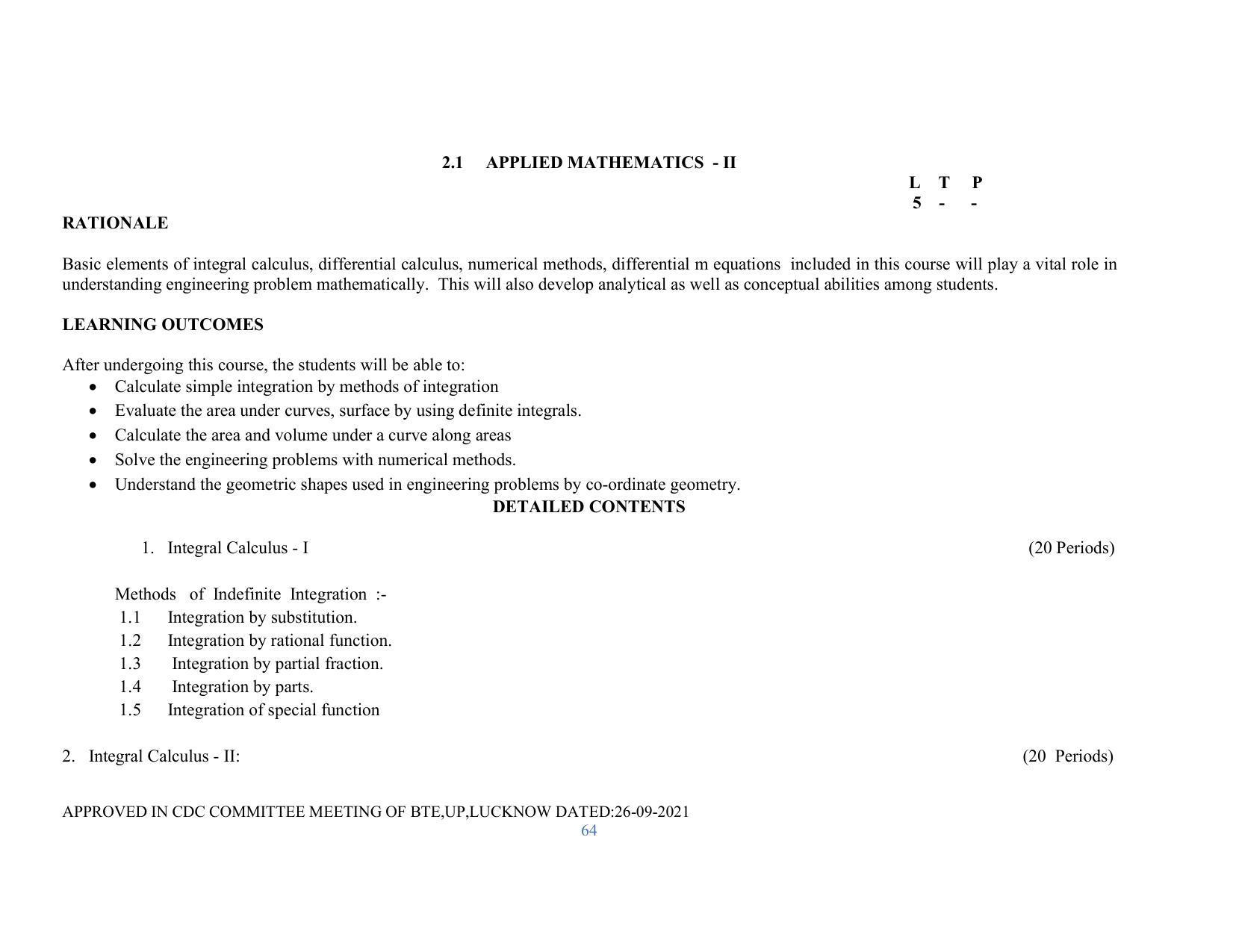 SYLLABUS FOR SEMESTER SYSTEM EFFECTIVE FROM (2021-2022) - RENEWABLE ENERGY - Page 64