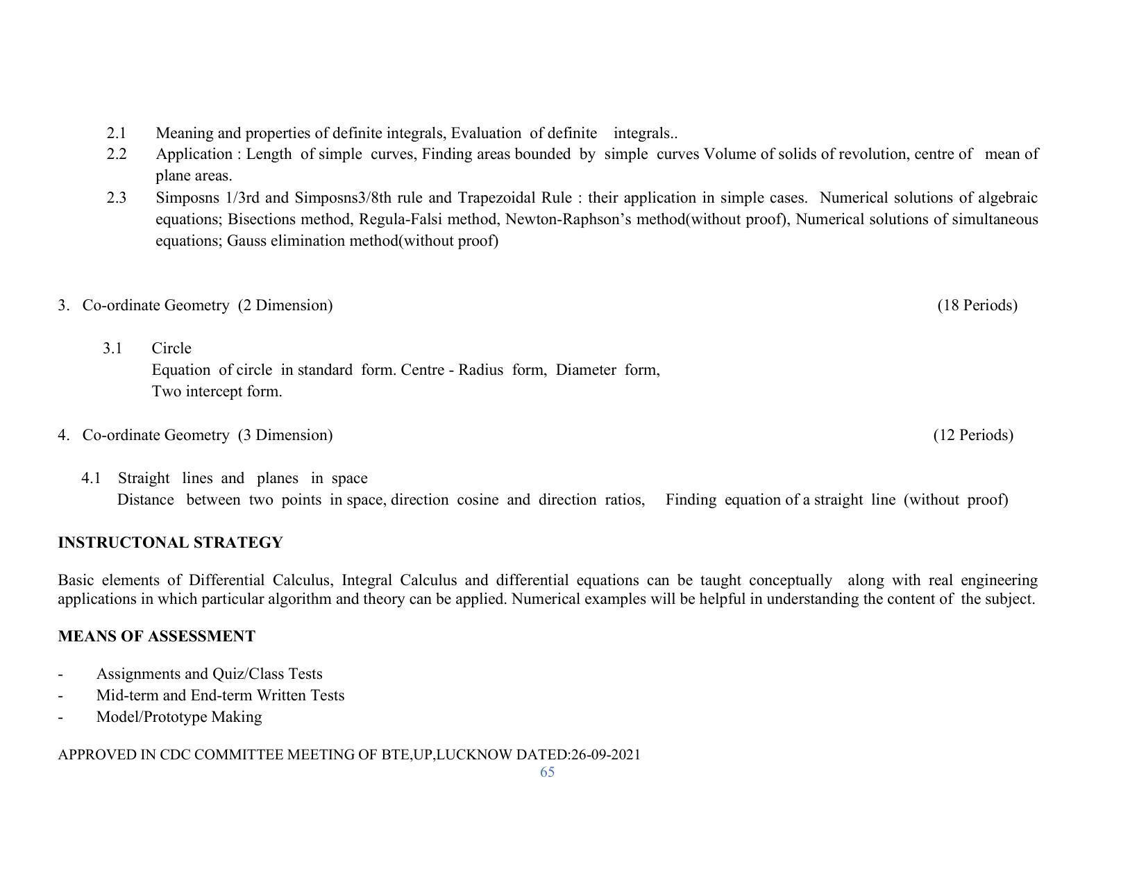 SYLLABUS FOR SEMESTER SYSTEM EFFECTIVE FROM (2021-2022) - RENEWABLE ENERGY - Page 65