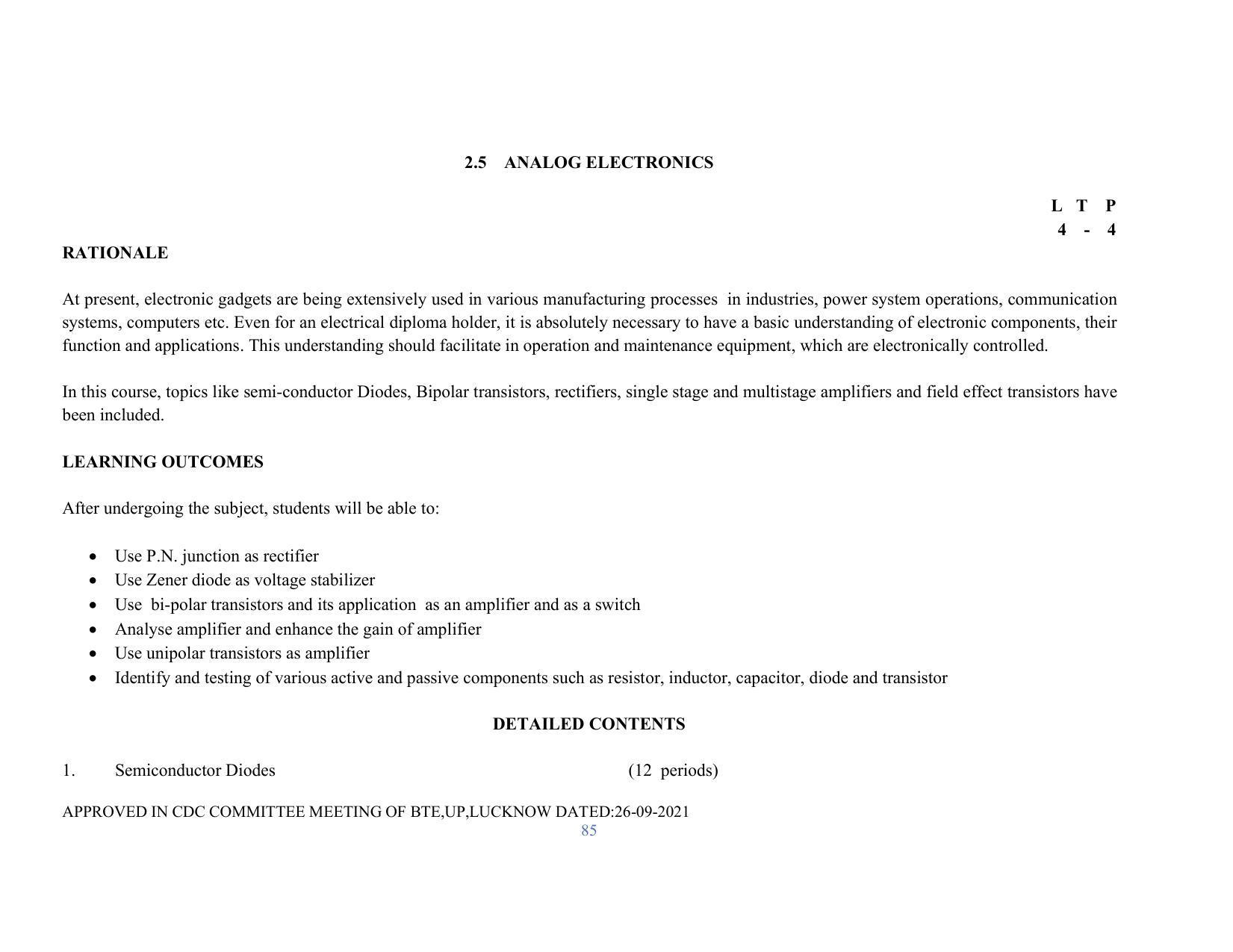 SYLLABUS FOR SEMESTER SYSTEM EFFECTIVE FROM (2021-2022) - RENEWABLE ENERGY - Page 85