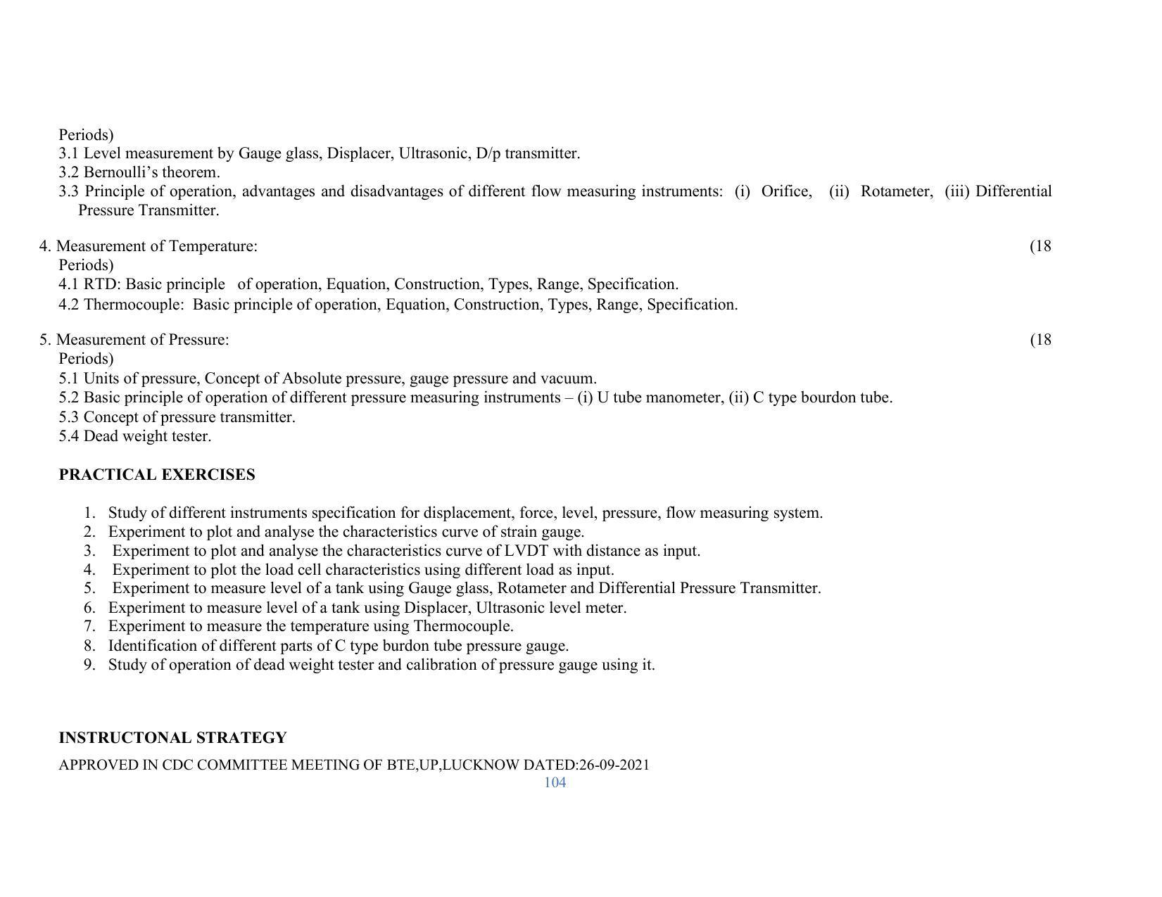 SYLLABUS FOR SEMESTER SYSTEM EFFECTIVE FROM (2021-2022) - RENEWABLE ENERGY - Page 104