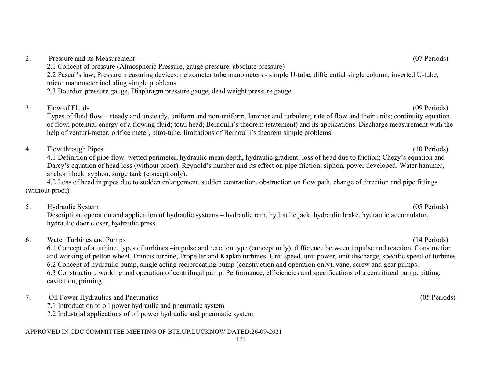 SYLLABUS FOR SEMESTER SYSTEM EFFECTIVE FROM (2021-2022) - RENEWABLE ENERGY - Page 121