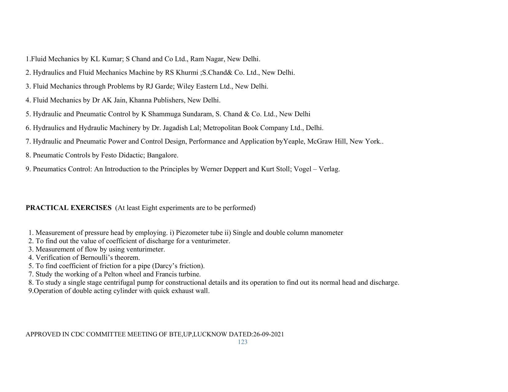 SYLLABUS FOR SEMESTER SYSTEM EFFECTIVE FROM (2021-2022) - RENEWABLE ENERGY - Page 123