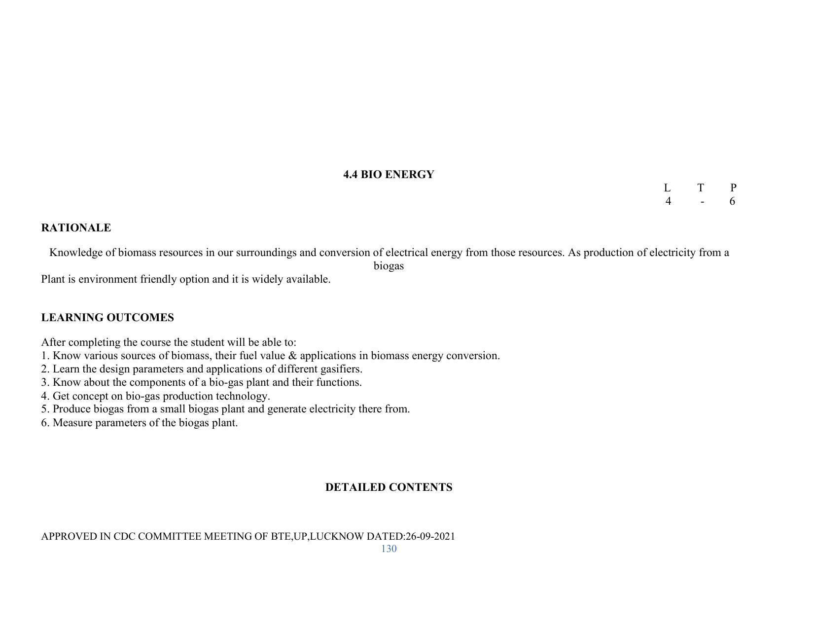 SYLLABUS FOR SEMESTER SYSTEM EFFECTIVE FROM (2021-2022) - RENEWABLE ENERGY - Page 130