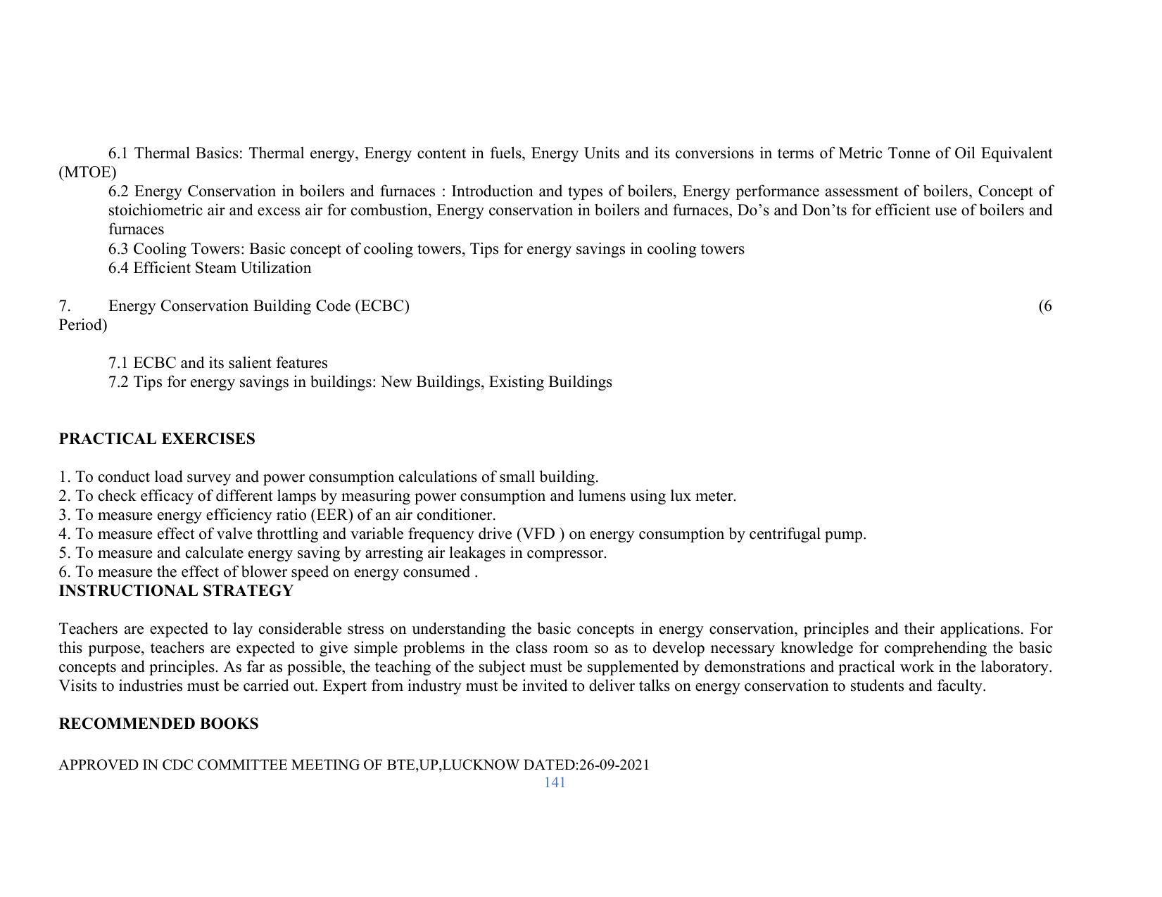 SYLLABUS FOR SEMESTER SYSTEM EFFECTIVE FROM (2021-2022) - RENEWABLE ENERGY - Page 141