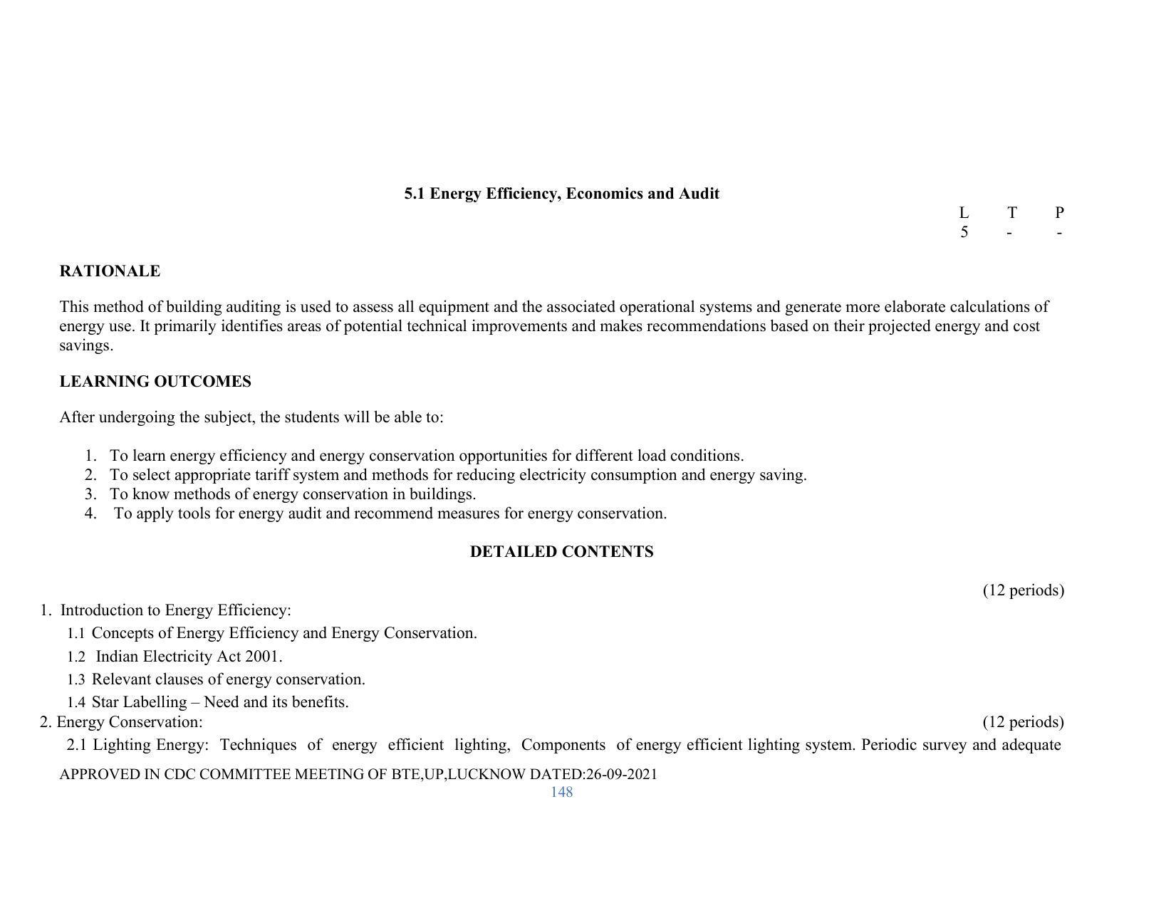SYLLABUS FOR SEMESTER SYSTEM EFFECTIVE FROM (2021-2022) - RENEWABLE ENERGY - Page 148