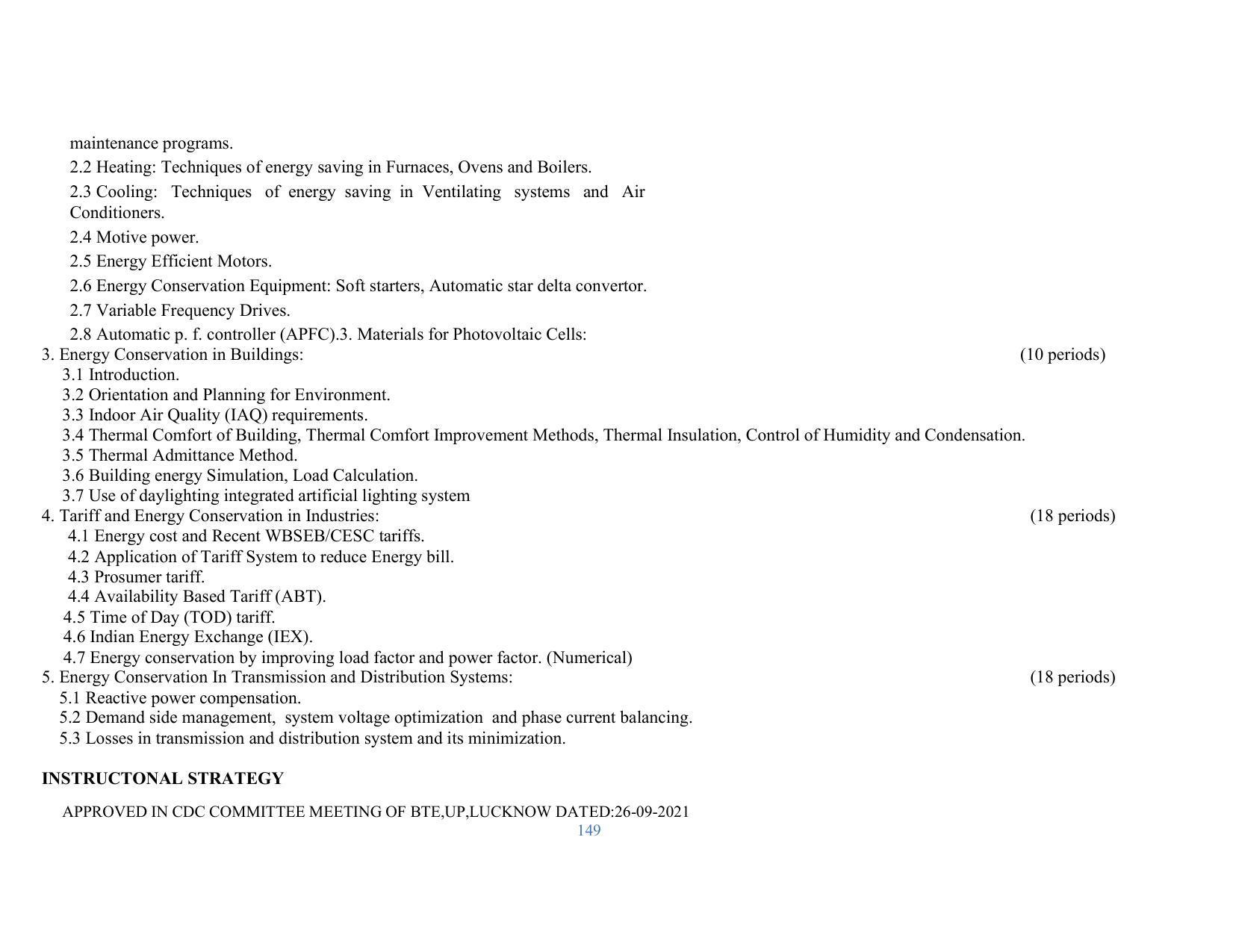 SYLLABUS FOR SEMESTER SYSTEM EFFECTIVE FROM (2021-2022) - RENEWABLE ENERGY - Page 149
