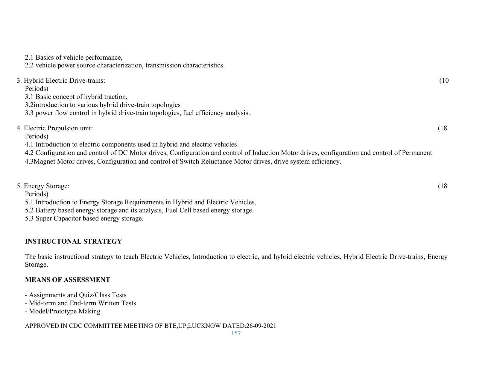 SYLLABUS FOR SEMESTER SYSTEM EFFECTIVE FROM (2021-2022) - RENEWABLE ENERGY - Page 157