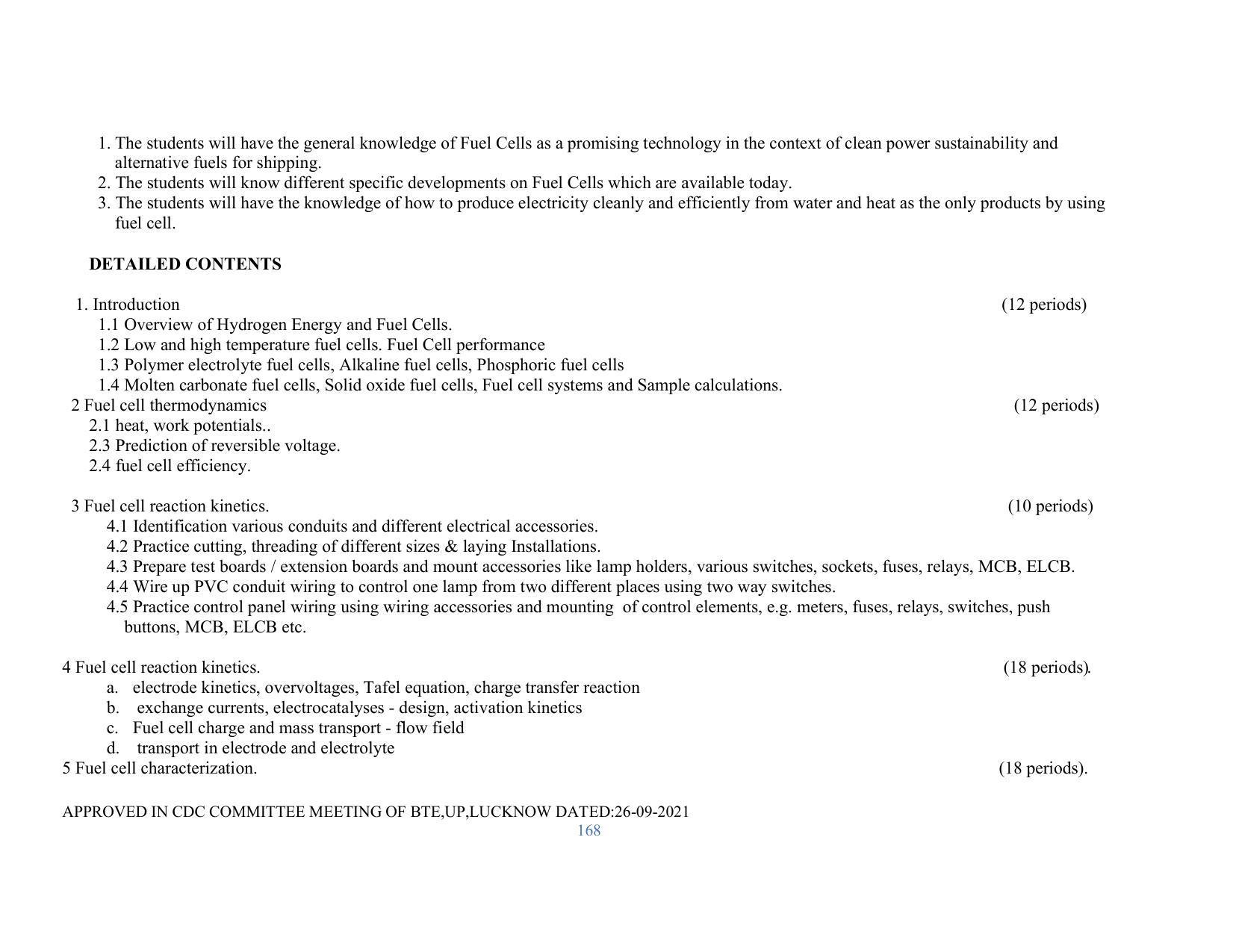 SYLLABUS FOR SEMESTER SYSTEM EFFECTIVE FROM (2021-2022) - RENEWABLE ENERGY - Page 168
