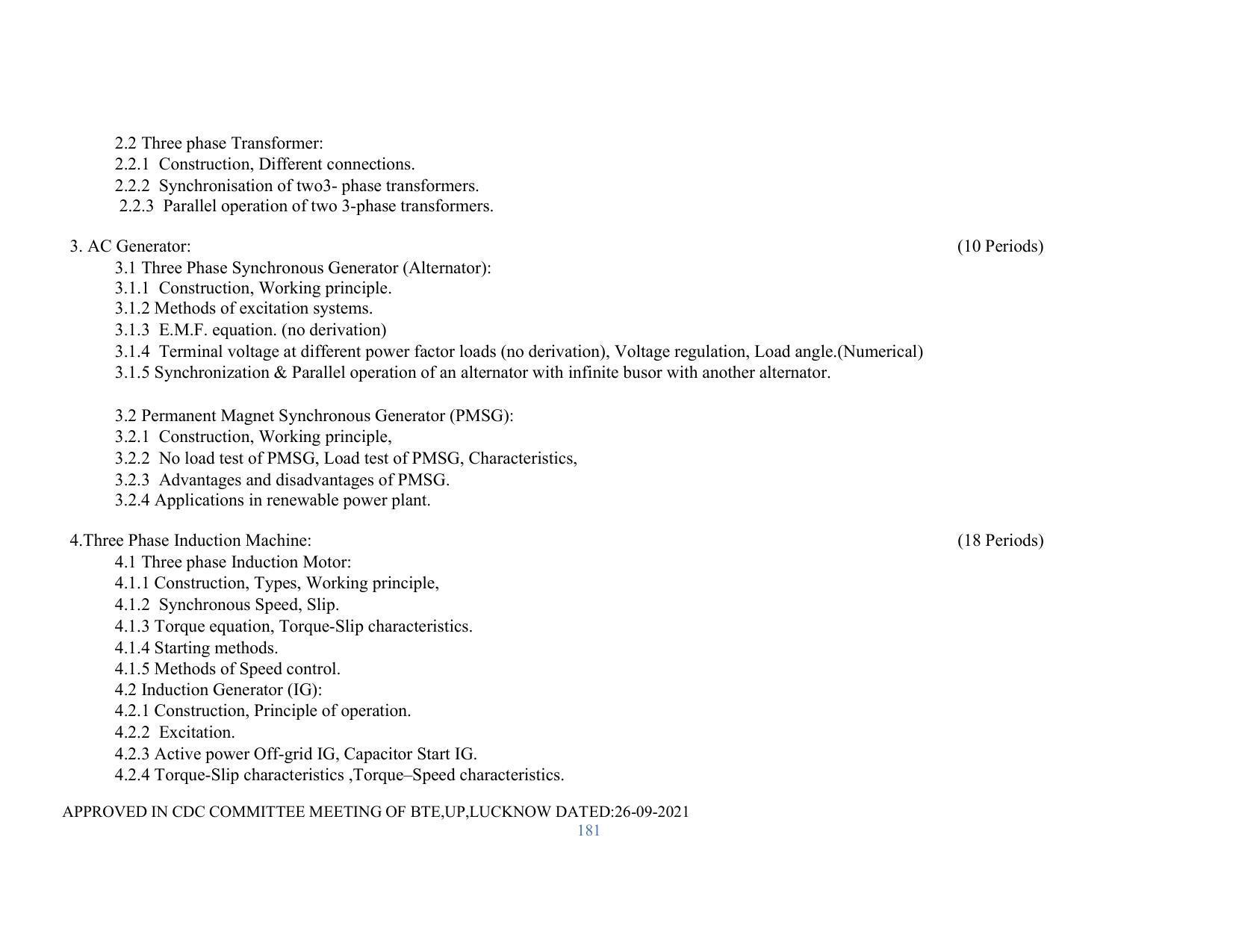 SYLLABUS FOR SEMESTER SYSTEM EFFECTIVE FROM (2021-2022) - RENEWABLE ENERGY - Page 181