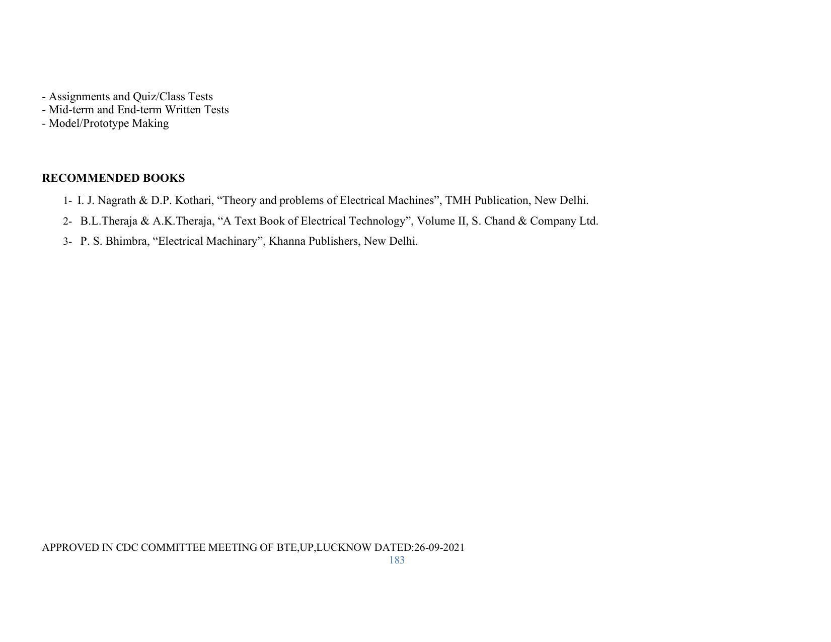 SYLLABUS FOR SEMESTER SYSTEM EFFECTIVE FROM (2021-2022) - RENEWABLE ENERGY - Page 183
