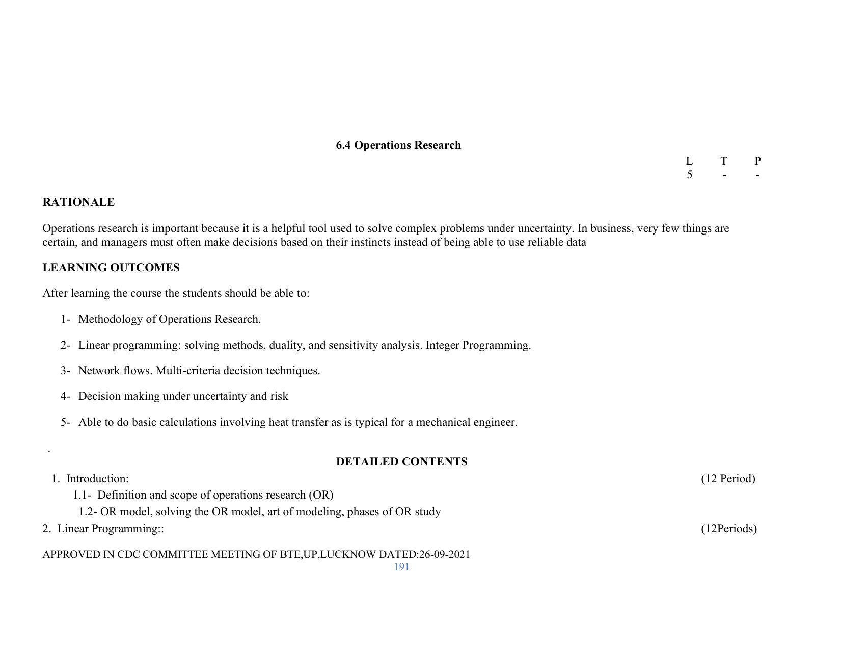 SYLLABUS FOR SEMESTER SYSTEM EFFECTIVE FROM (2021-2022) - RENEWABLE ENERGY - Page 191