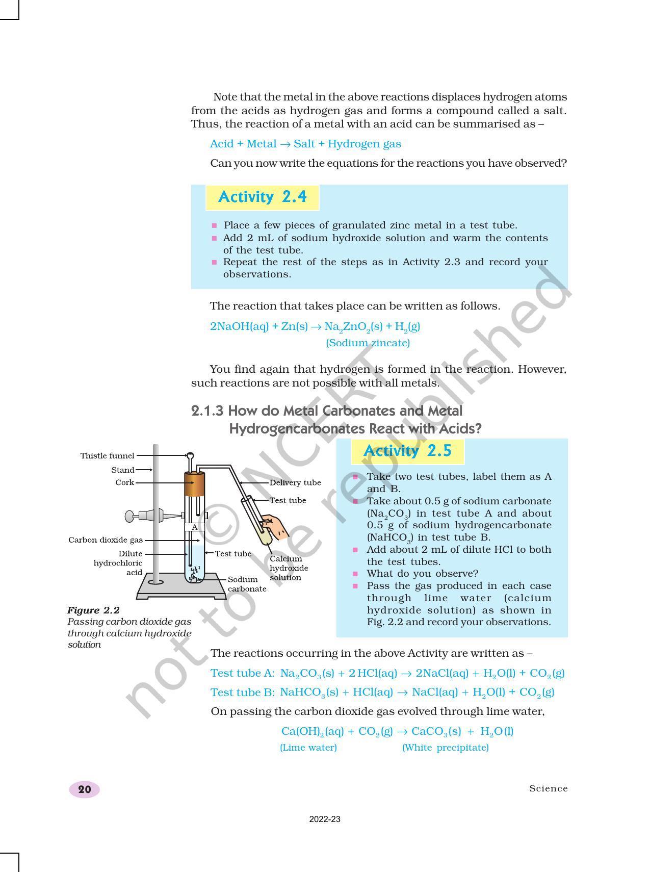 NCERT Book for Class 10 Science Chapter 2 Acids, Bases, and Salts - Page 4