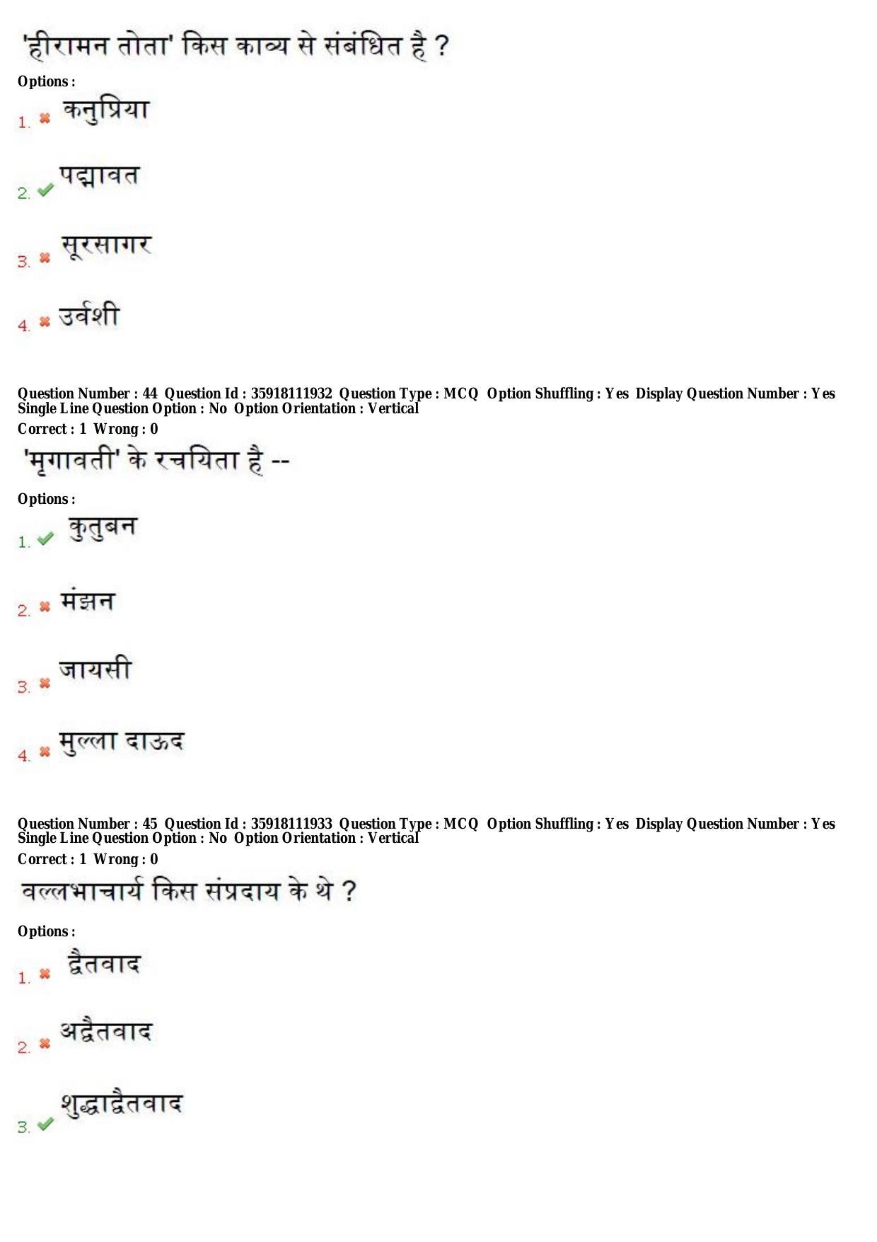 TS CPGET 2018 M.A. Hindi (Shift 1) Question Paper with Answer Key - Page 18