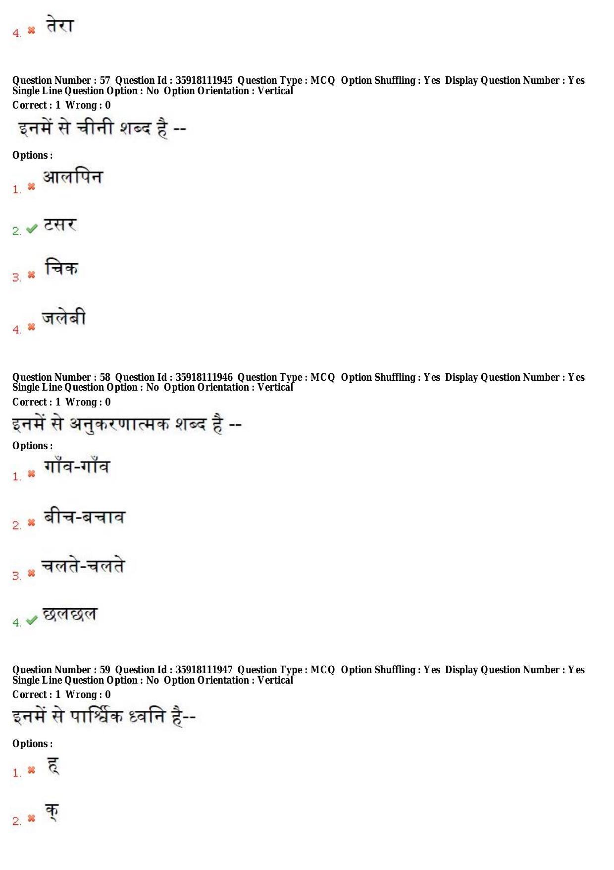 TS CPGET 2018 M.A. Hindi (Shift 1) Question Paper with Answer Key - Page 23