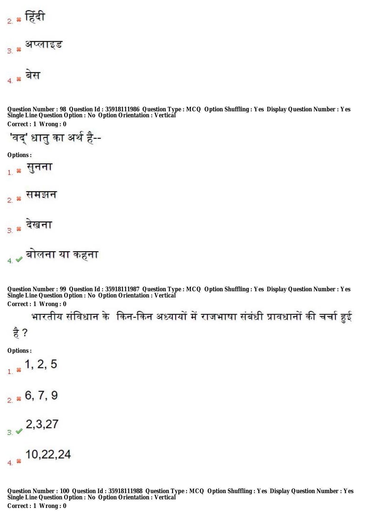 TS CPGET 2018 M.A. Hindi (Shift 1) Question Paper with Answer Key - Page 38