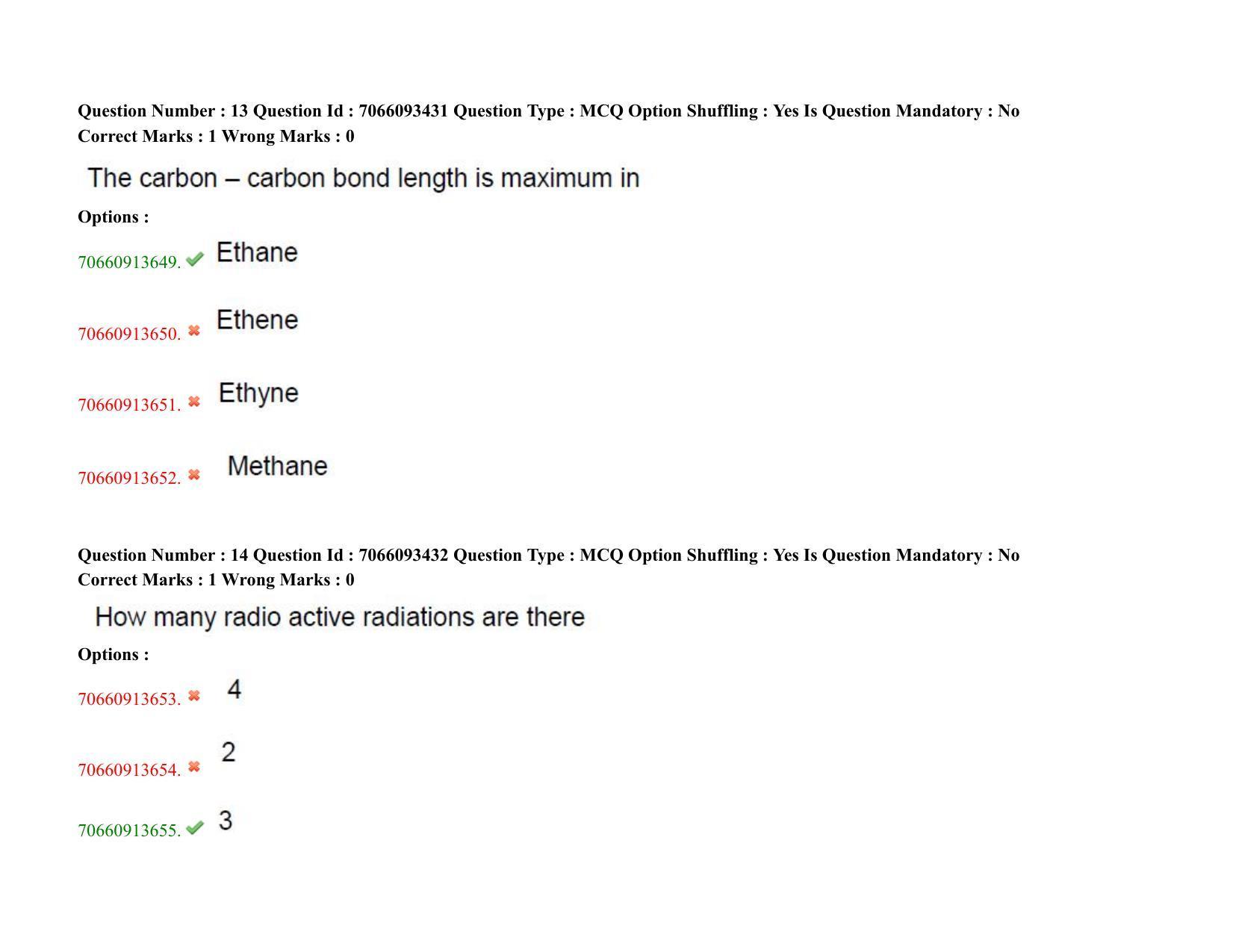 TS CPGET 2020 M.Sc. Food Science and Technology (Shift 1) Question Paper with Answer Key - Page 9