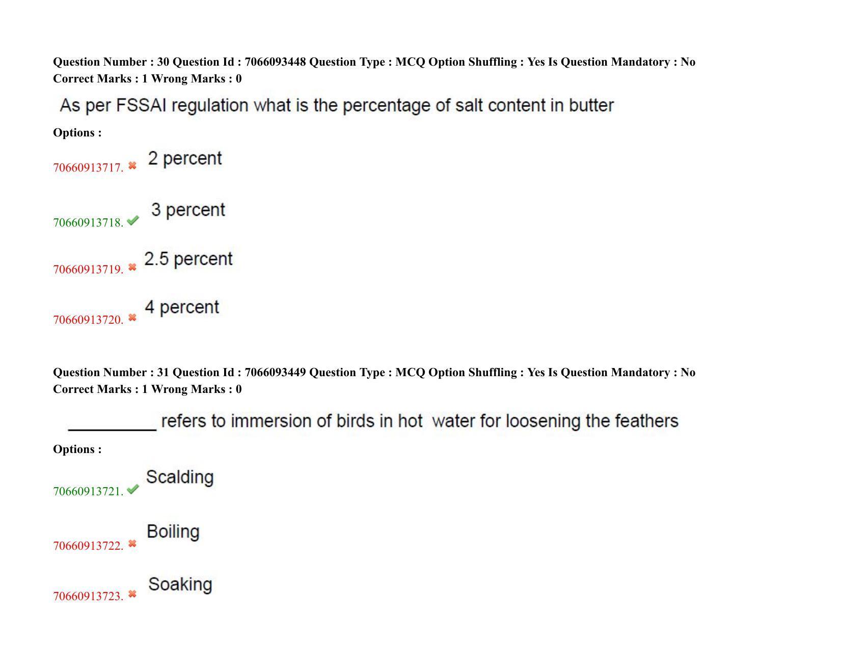 TS CPGET 2020 M.Sc. Food Science and Technology (Shift 1) Question Paper with Answer Key - Page 18