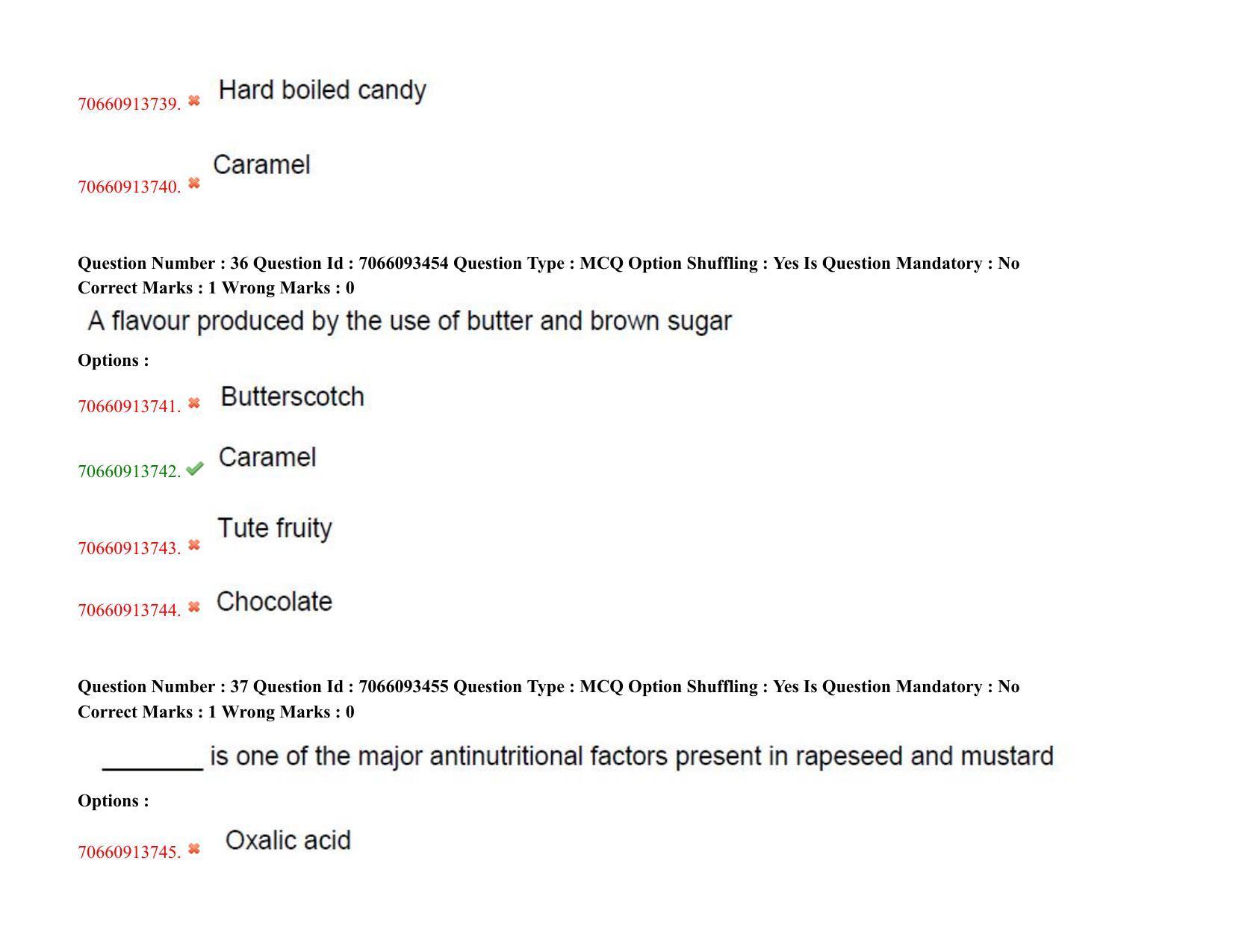 TS CPGET 2020 M.Sc. Food Science and Technology (Shift 1) Question Paper with Answer Key - Page 21