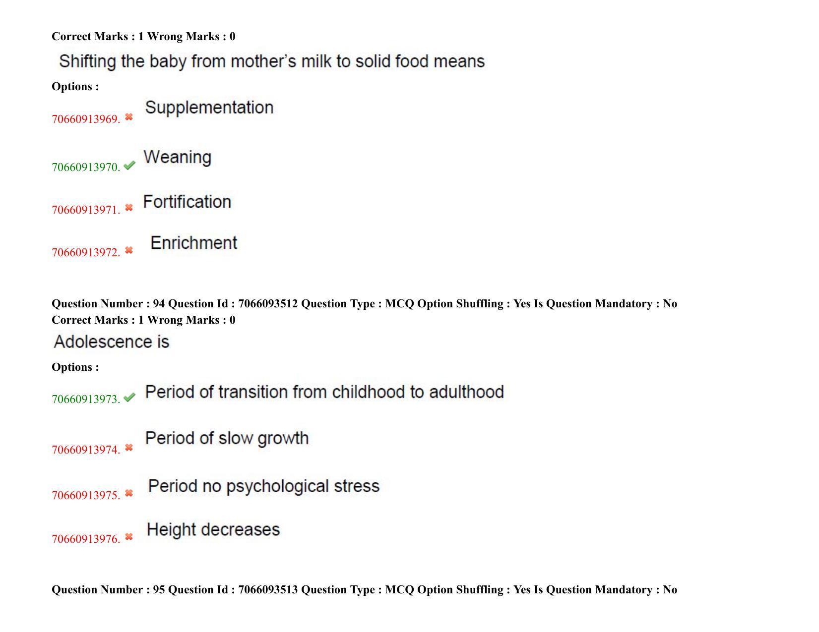 TS CPGET 2020 M.Sc. Food Science and Technology (Shift 1) Question Paper with Answer Key - Page 51