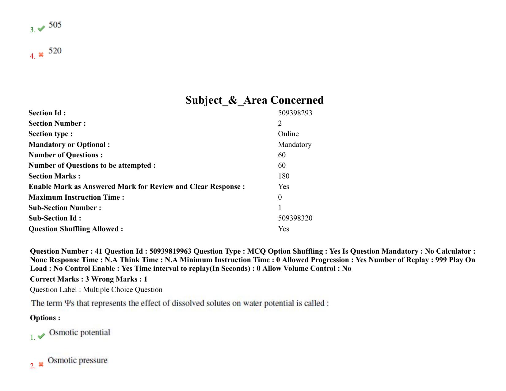 BHU RET Plant Physiology 2021 Question Paper - Page 35