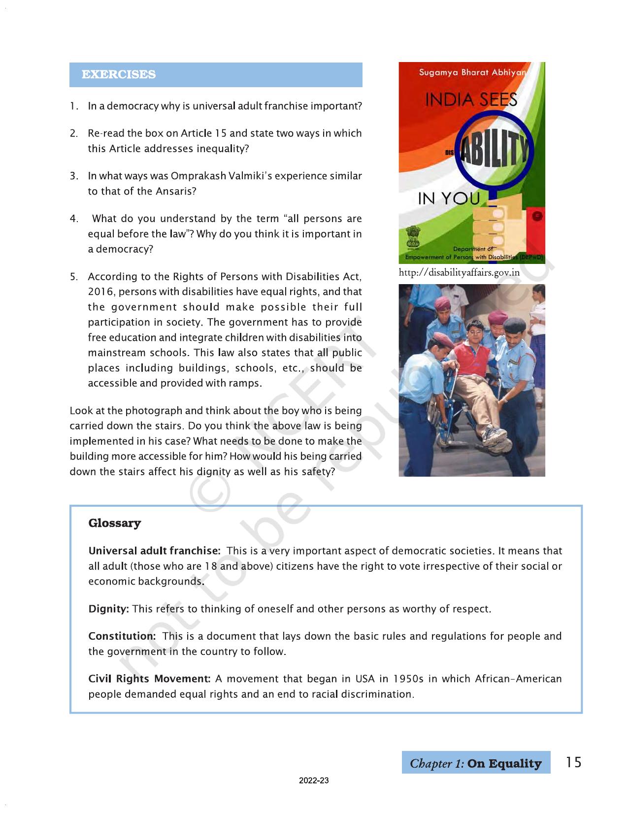 NCERT Book for Class 7 Social Science(Civics): Chapter 1-On Equality - Page 14