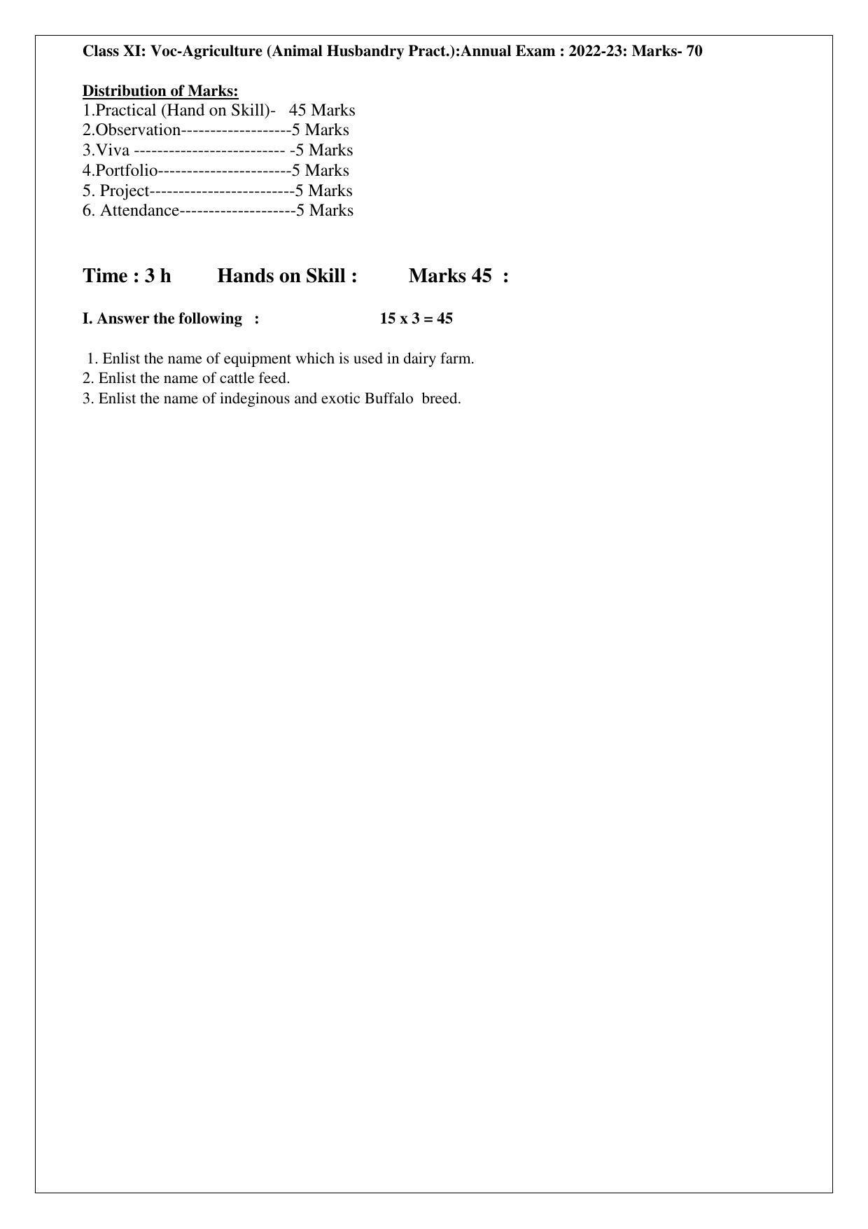 Tripura Board Vocational (Theo & pract) Question Paper 2023 - Page 2