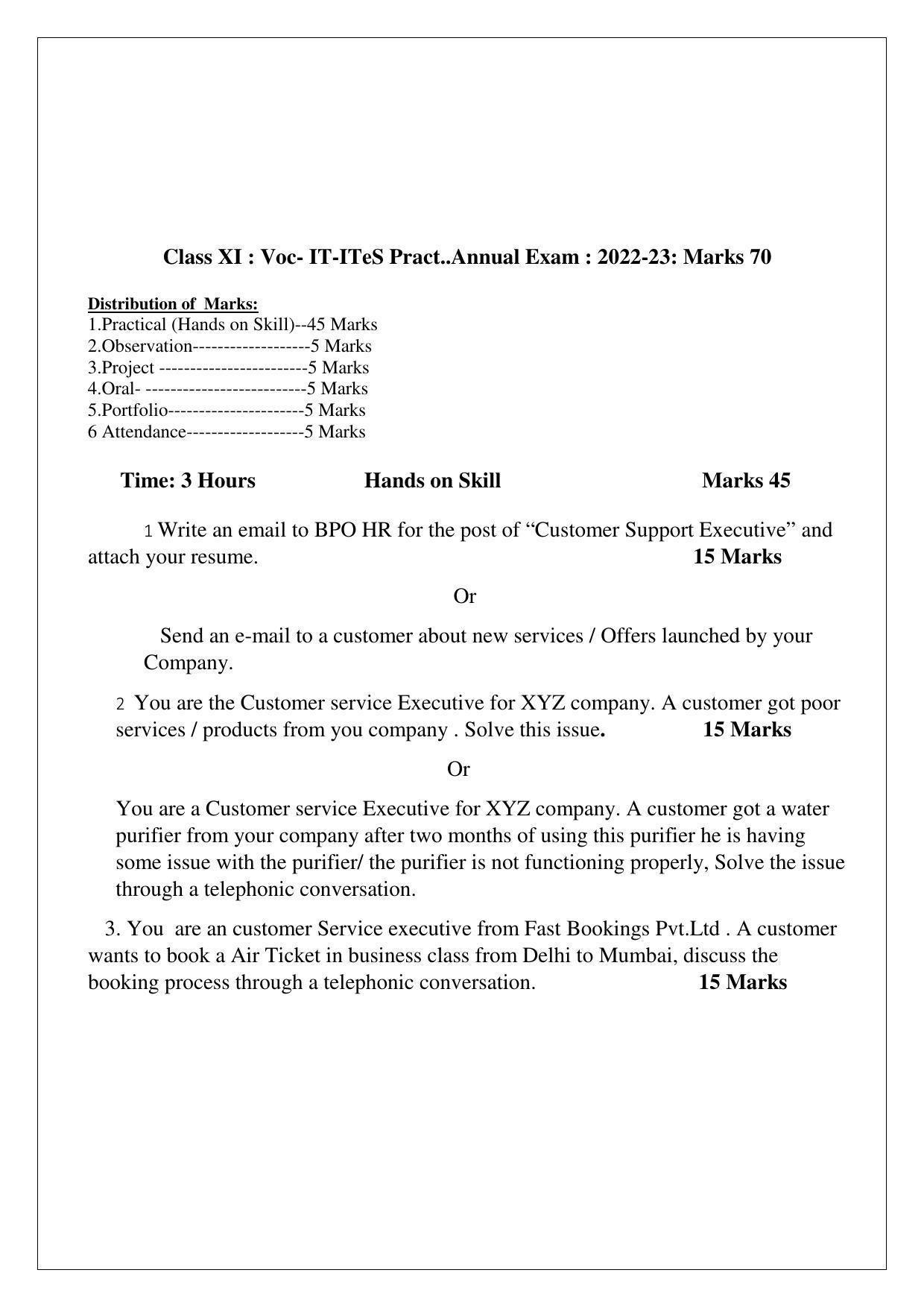 Tripura Board Vocational (Theo & pract) Question Paper 2023 - Page 8