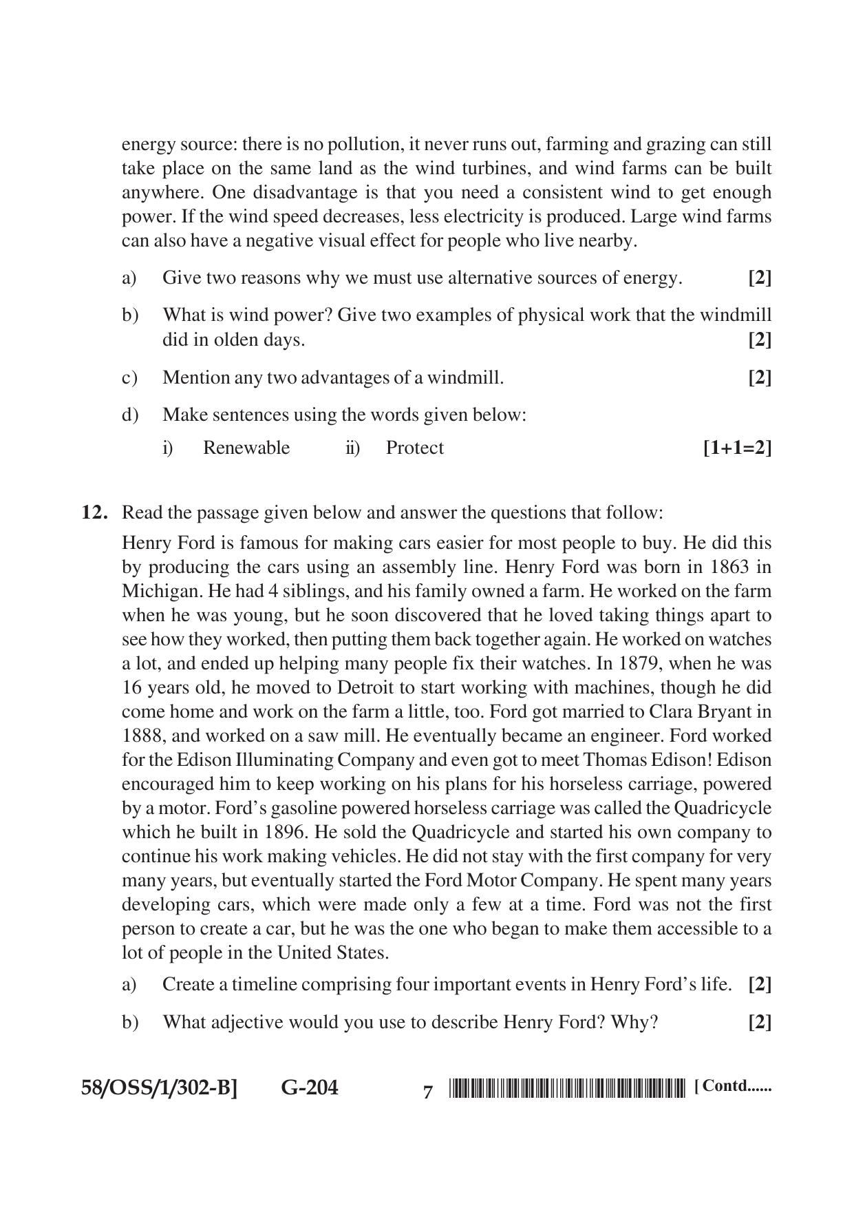 NIOS April 2019 Class 12 English (SET B) Question Paper - Page 7