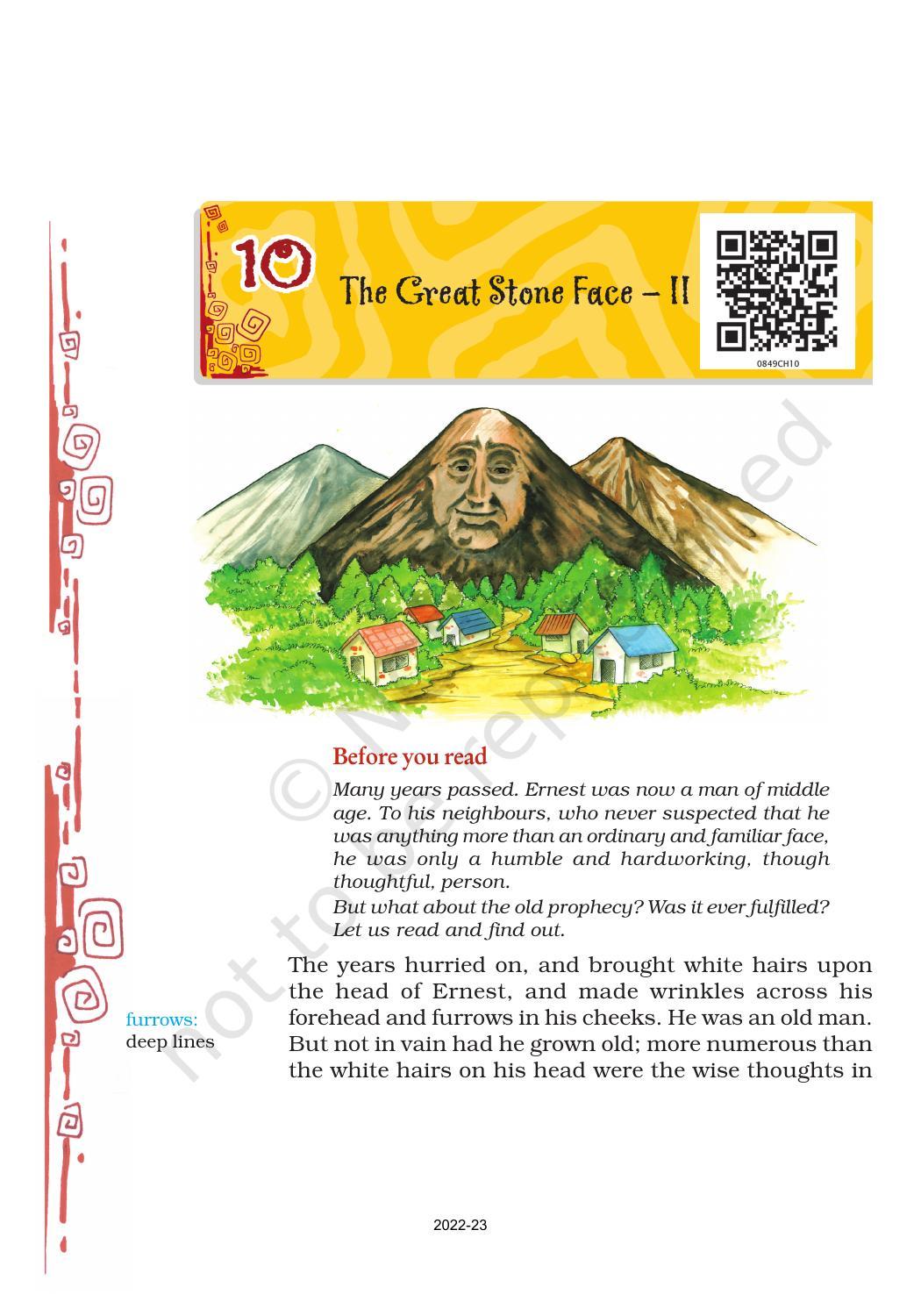 NCERT Book for Class 8 English Chapter 10 The Great Stone Face 2 - Page 1