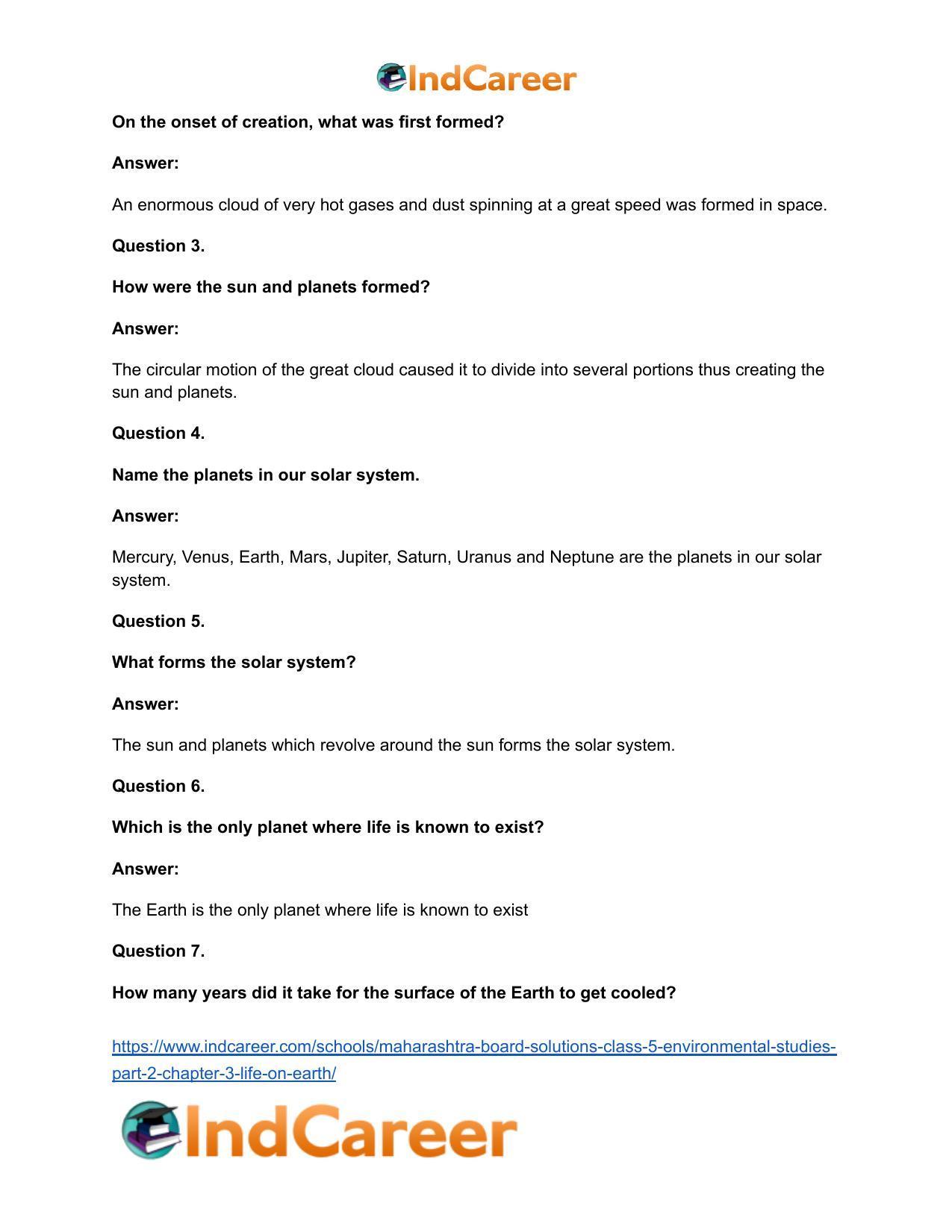 Maharashtra Board Solutions Class 5-Environmental Studies (Part 2): Chapter 3- Life on Earth - Page 7