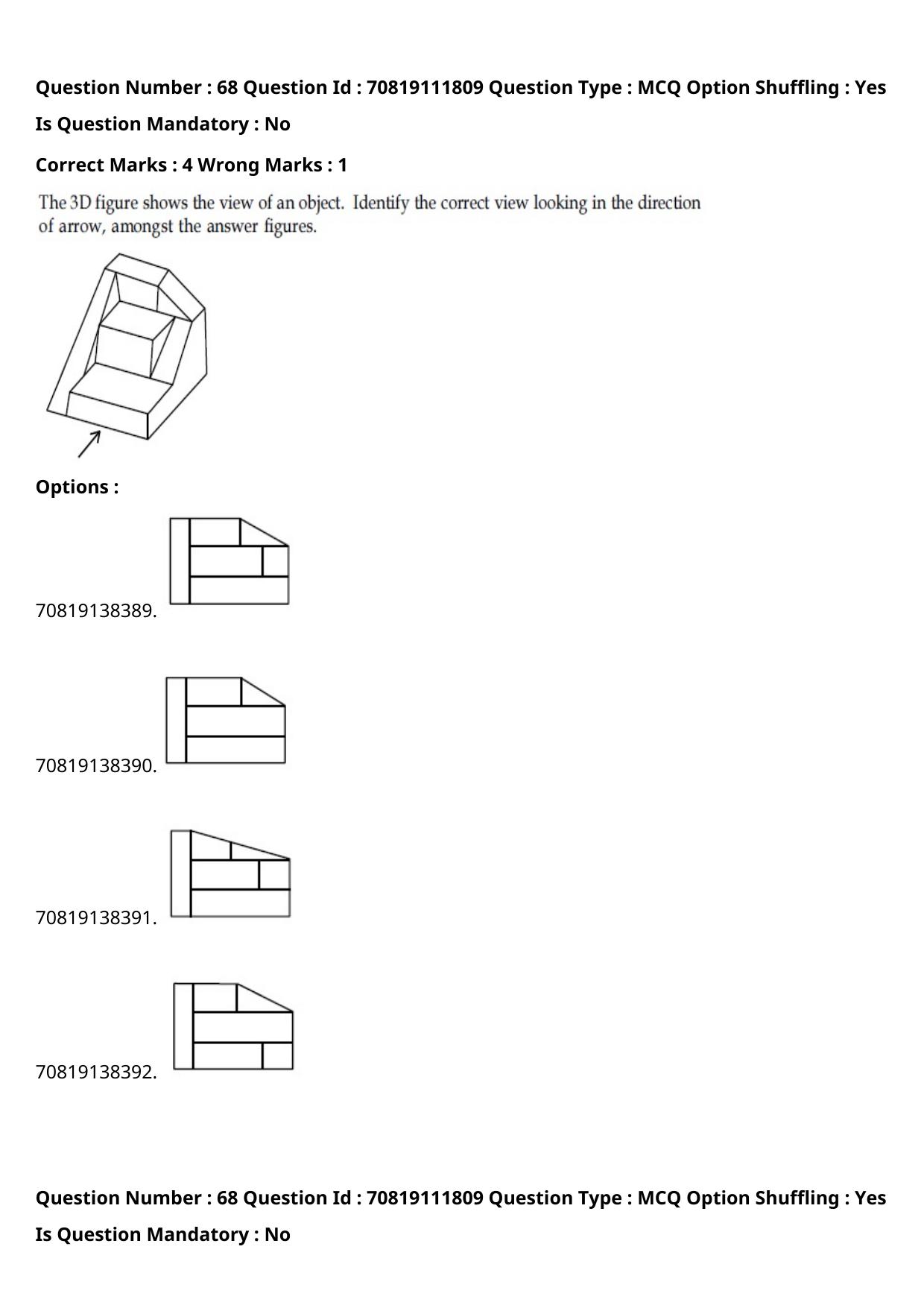 JEE Mains 2021: B Planning Assamese	 (Shift 2) 23-02-2021 Question Paper - Page 88