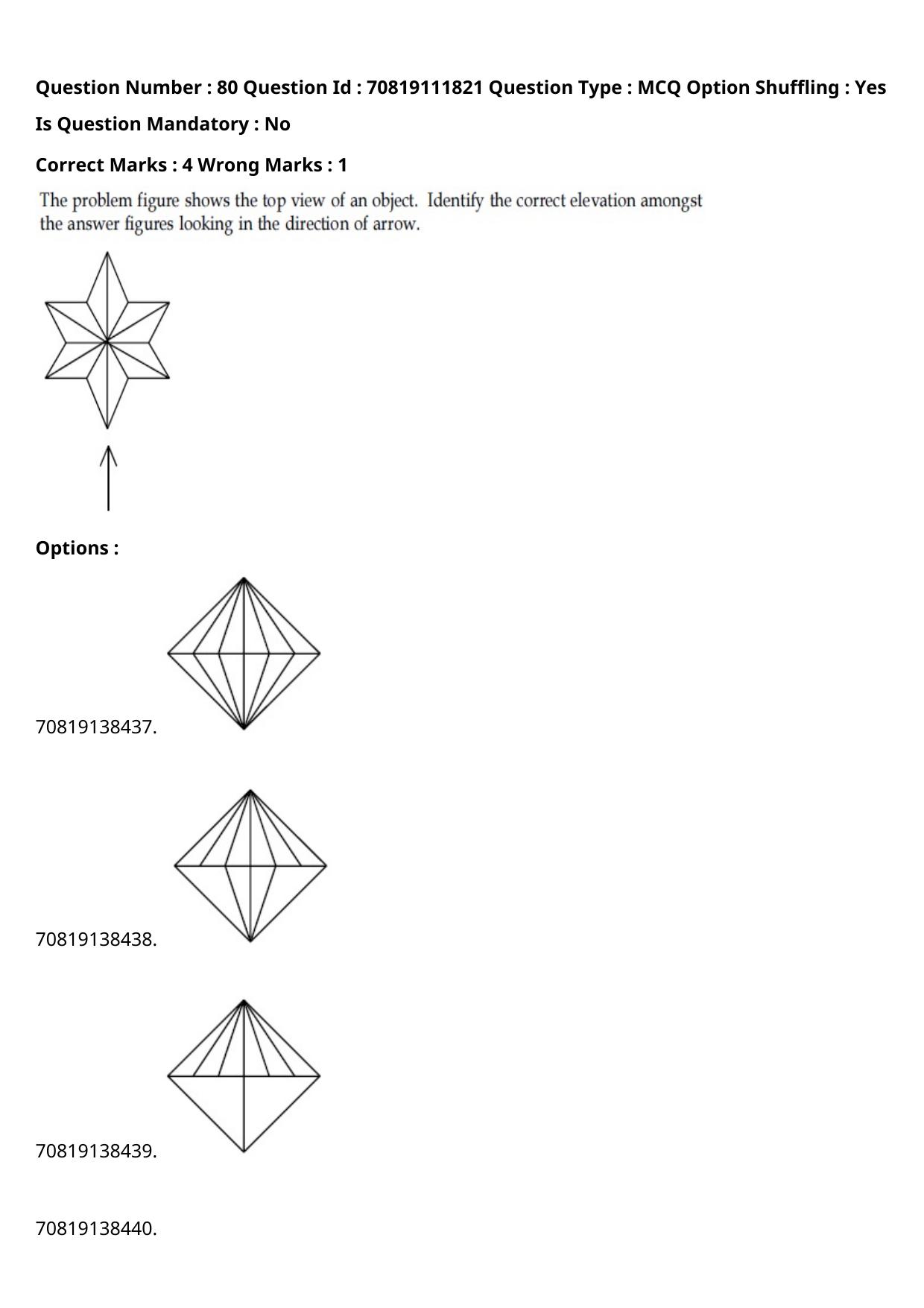JEE Mains 2021: B Planning Assamese	 (Shift 2) 23-02-2021 Question Paper - Page 110