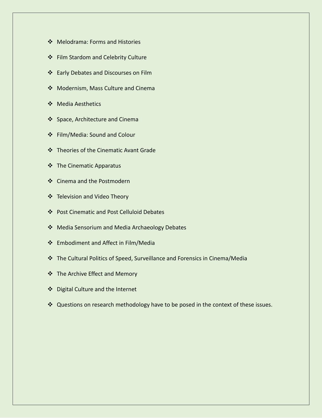 NTA PhD Entrance Exam Cinema Studies Syllabus - Page 2