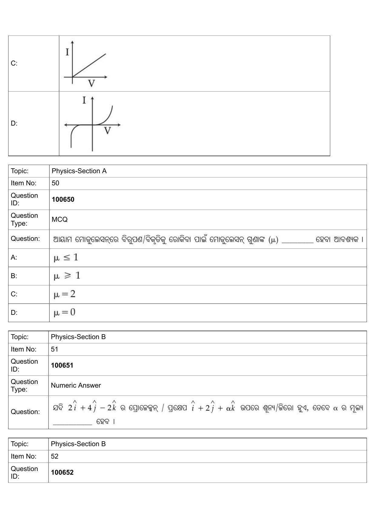 JEE Mains 2022: B.Arch Odiya (Shift 1) 28-07-2022 Question Paper - Page 22