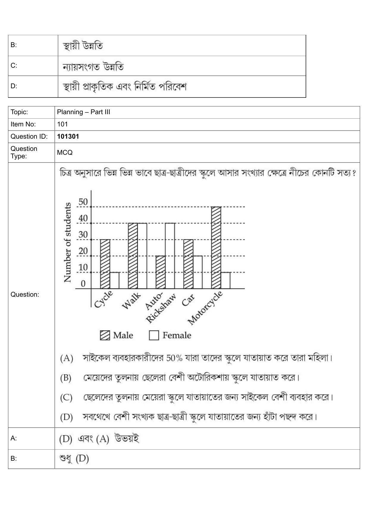 JEE Mains 2022: B Planning Bengali (Shift 1) 30-07-2022 Question Paper - Page 62