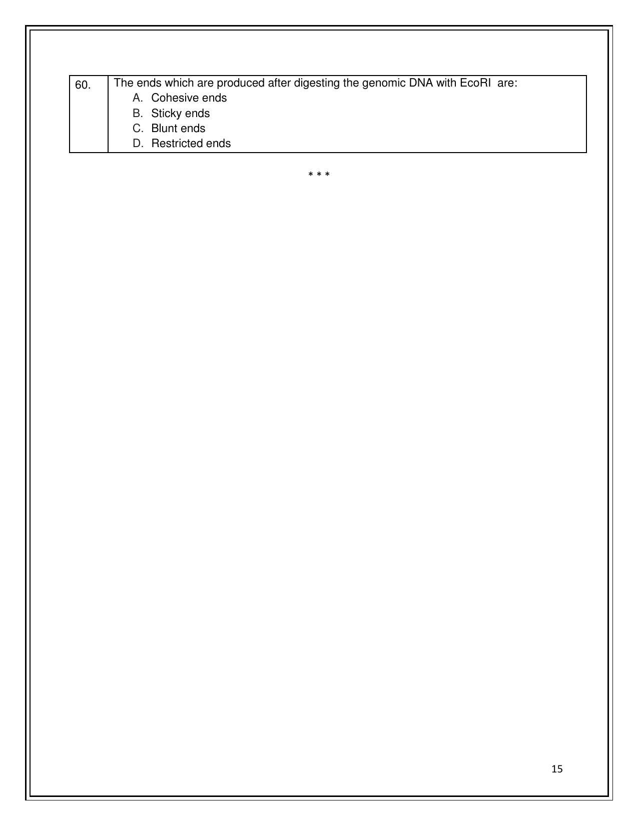CBSE Class 12th Biotechnology Sample Question Paper 2021-22 - Page 15