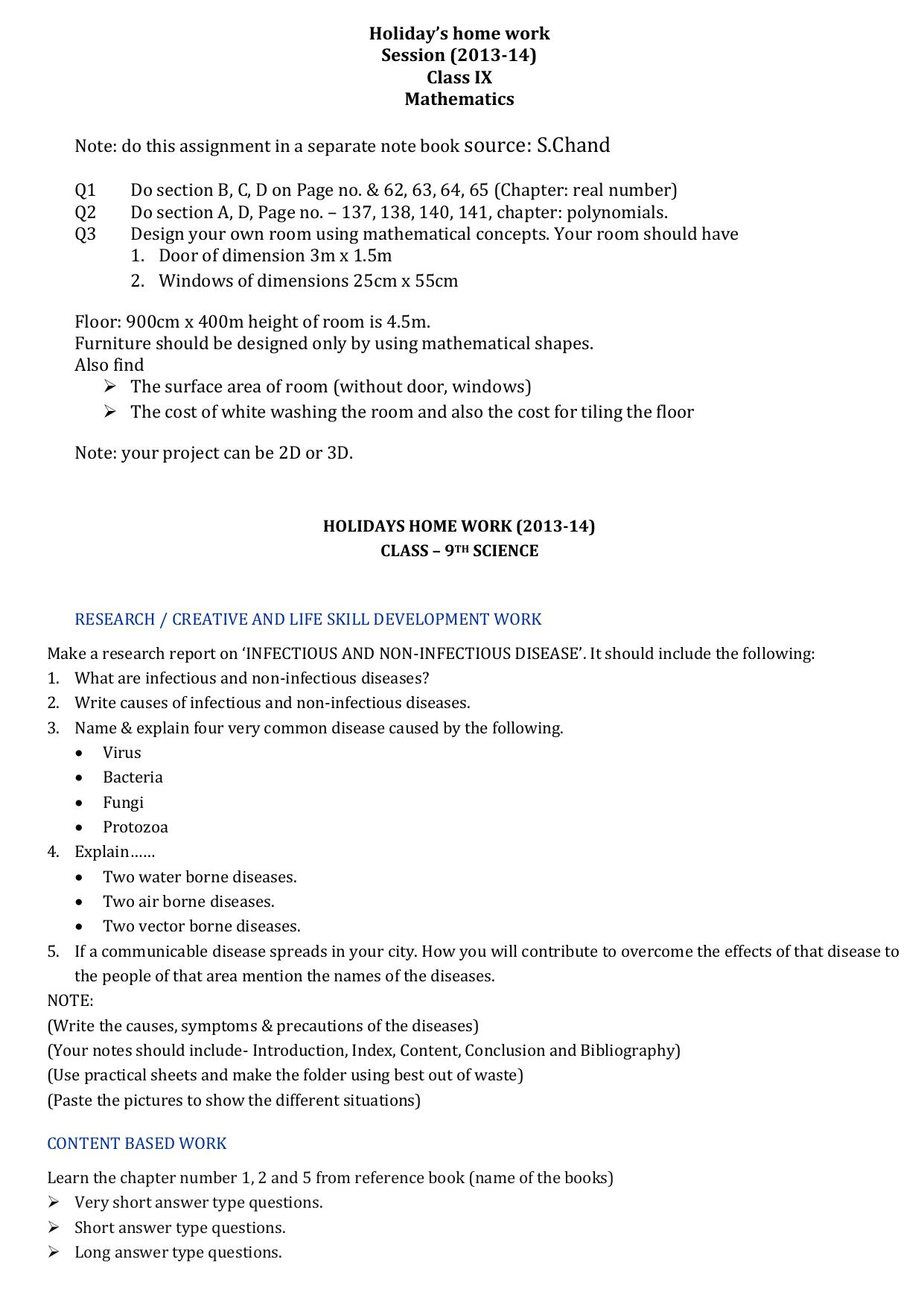 CBSE Worksheets for Class 9 Assignment 3 - Page 4