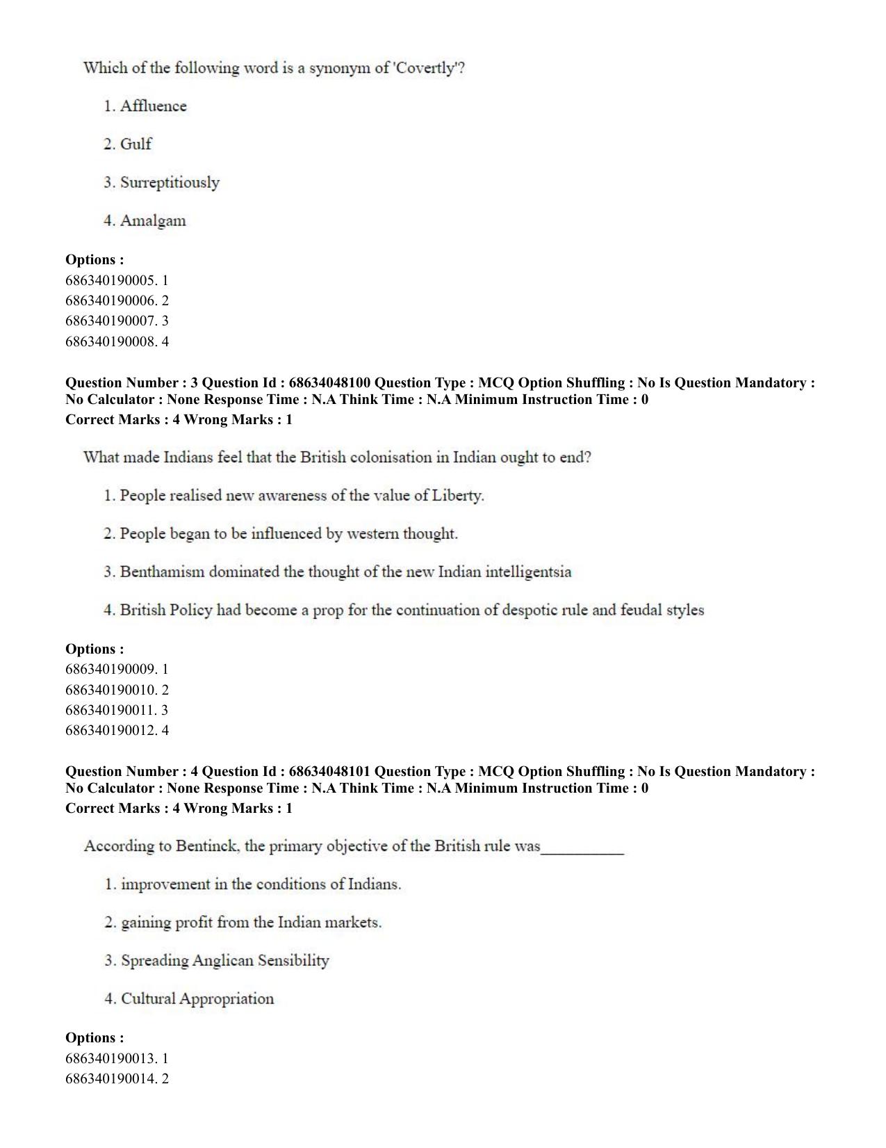 CUET PG 2023: COQP16 – MA Education (Eng)-Shift 2 (30-06-2023) Question Paper - Page 3