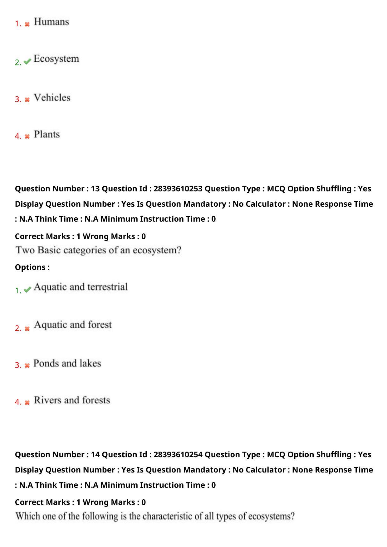 TS PGECET 2023: EM - ENVIRONMENTAL MANAGEMENT Question Papers - Page 10