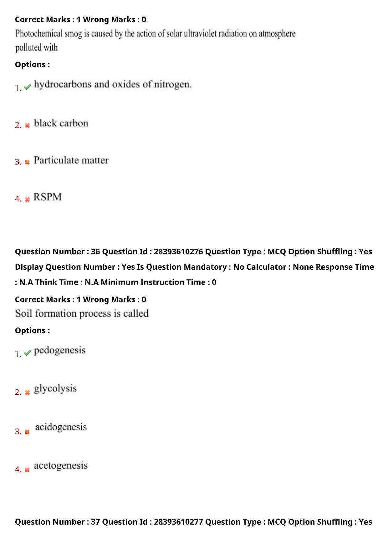 TS PGECET 2023: EM - ENVIRONMENTAL MANAGEMENT Question Papers - Page 22