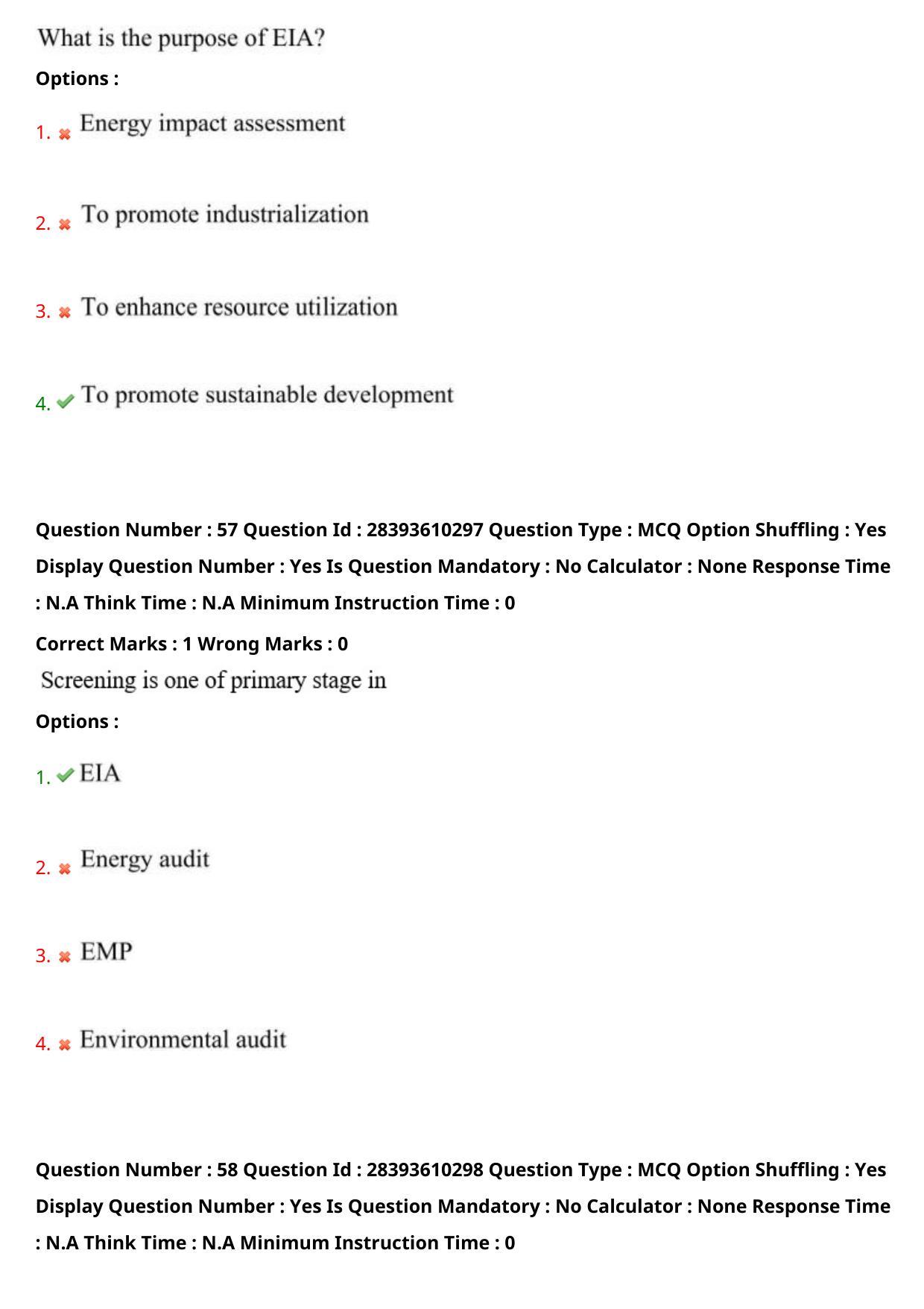 TS PGECET 2023: EM - ENVIRONMENTAL MANAGEMENT Question Papers - Page 33