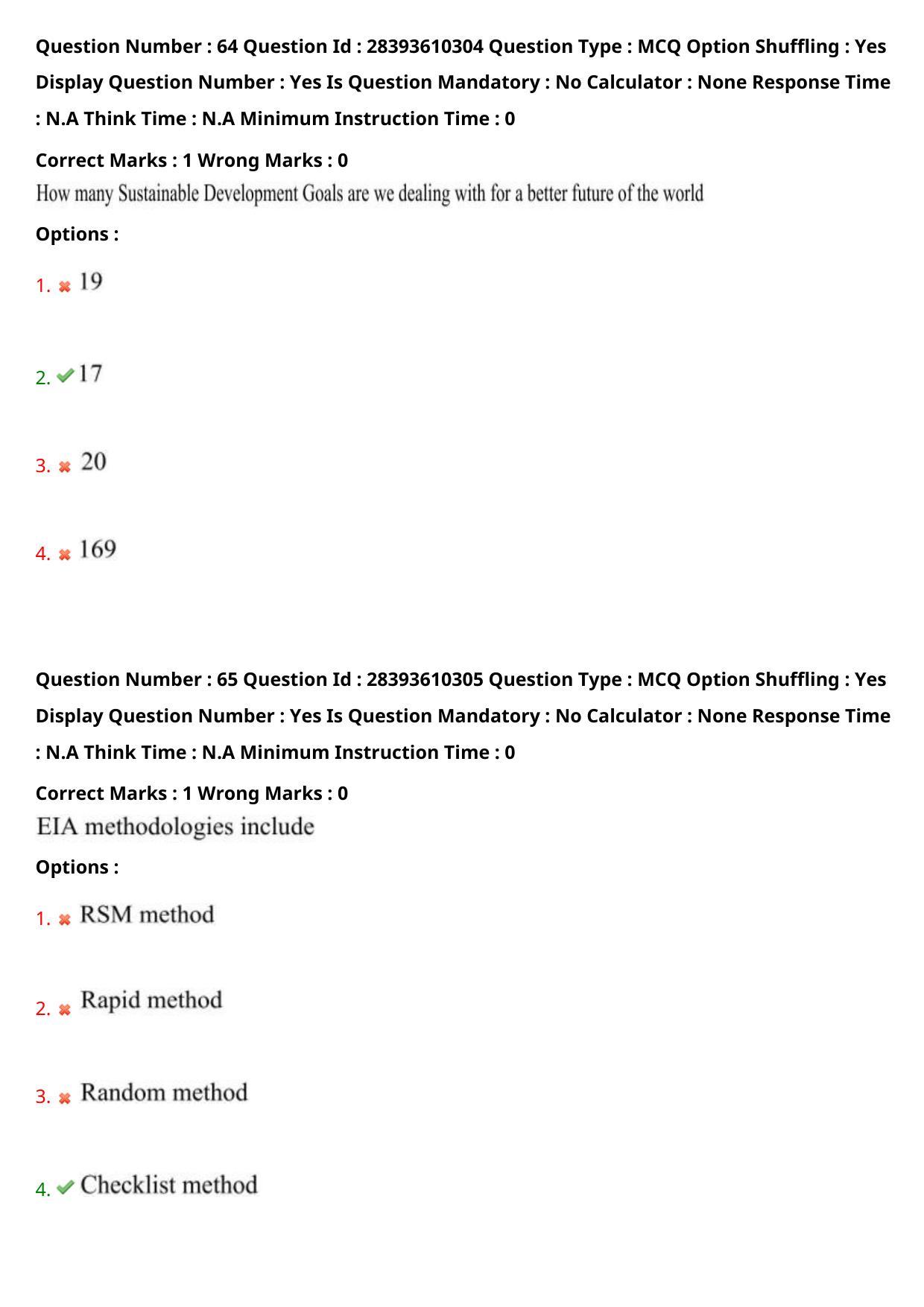 TS PGECET 2023: EM - ENVIRONMENTAL MANAGEMENT Question Papers - Page 37
