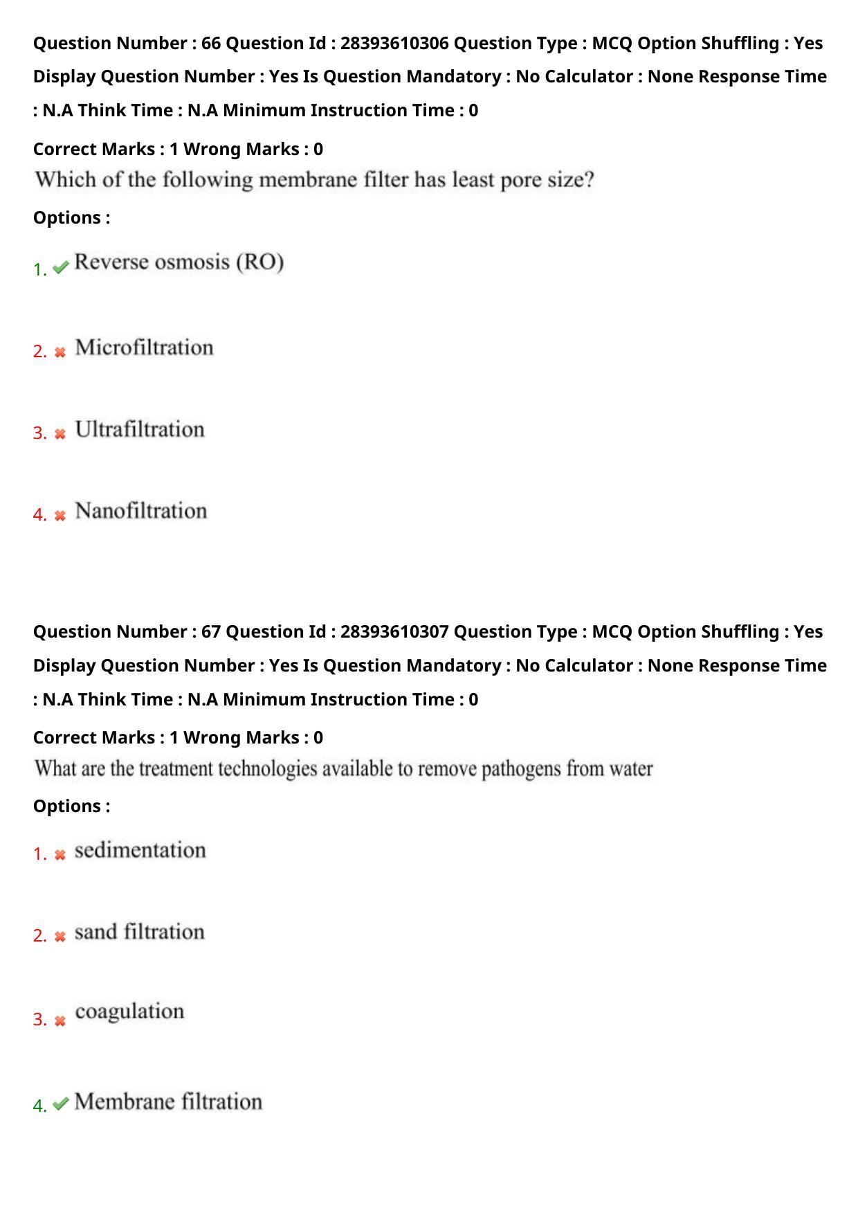 TS PGECET 2023: EM - ENVIRONMENTAL MANAGEMENT Question Papers - Page 38